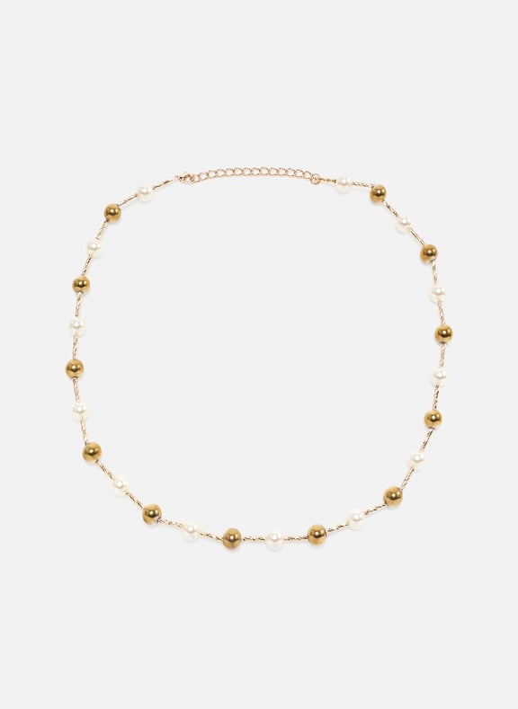 Collier à perles Doré by AU PRINTEMPS PARIS AU PRINTEMPS PARIS Collier à perles Doré