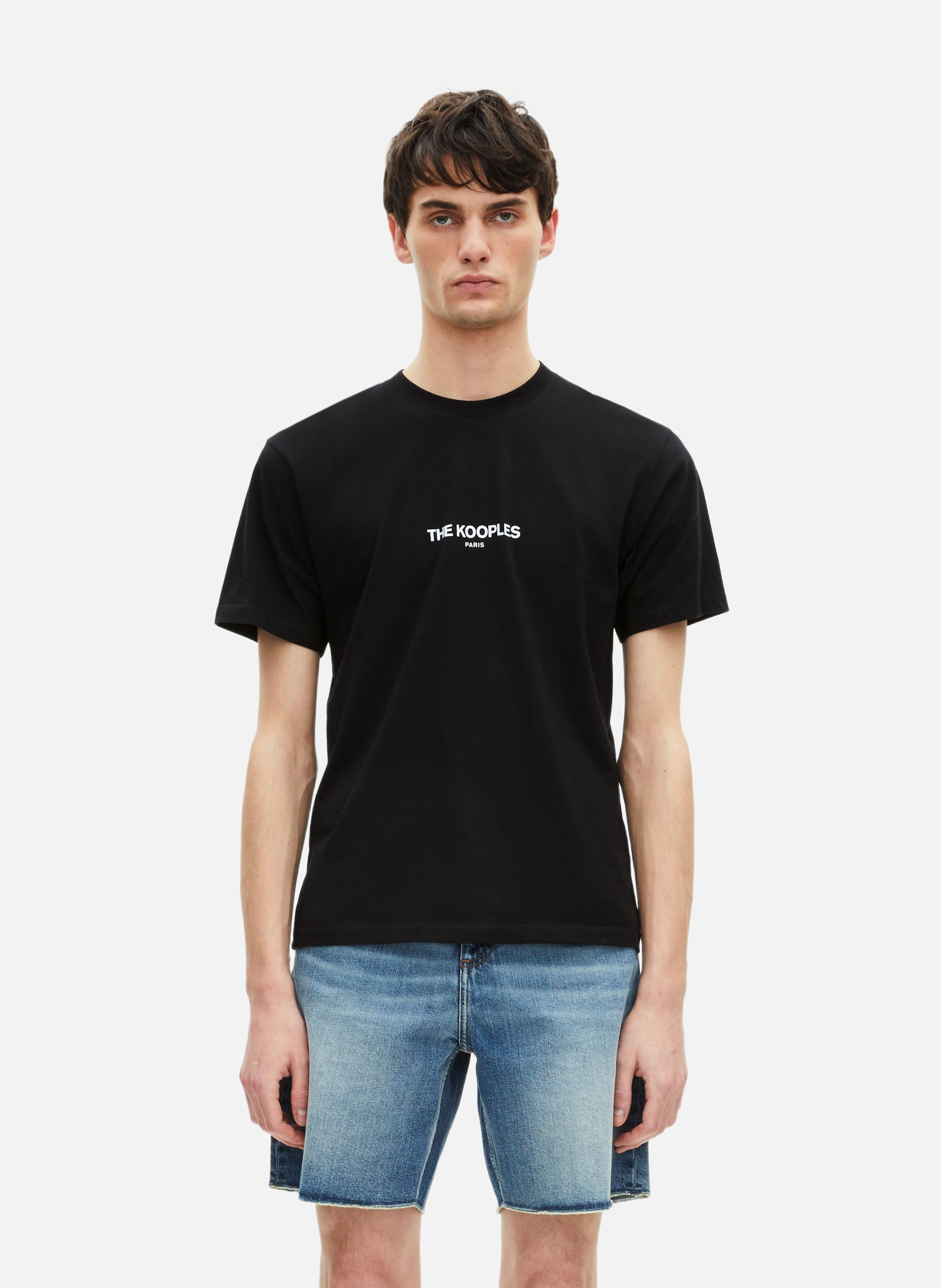 T-shirt imprimé en coton THE KOOPLES Noir
