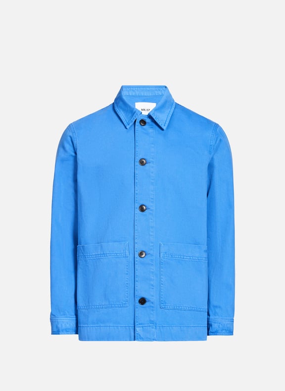 Blouson en coton Bleu by NN.07 NN.07 Blouson en coton Bleu