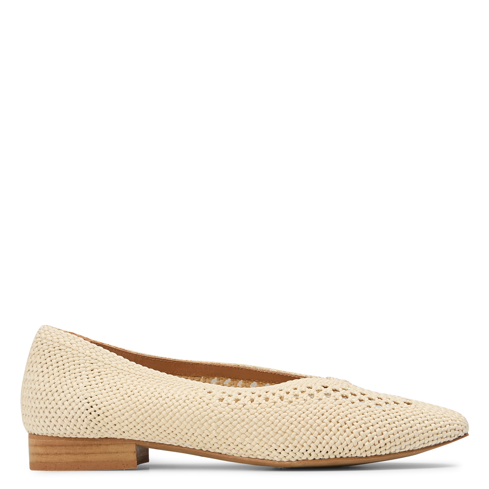 Ballerines en paille mae MAISON 123 Blanc