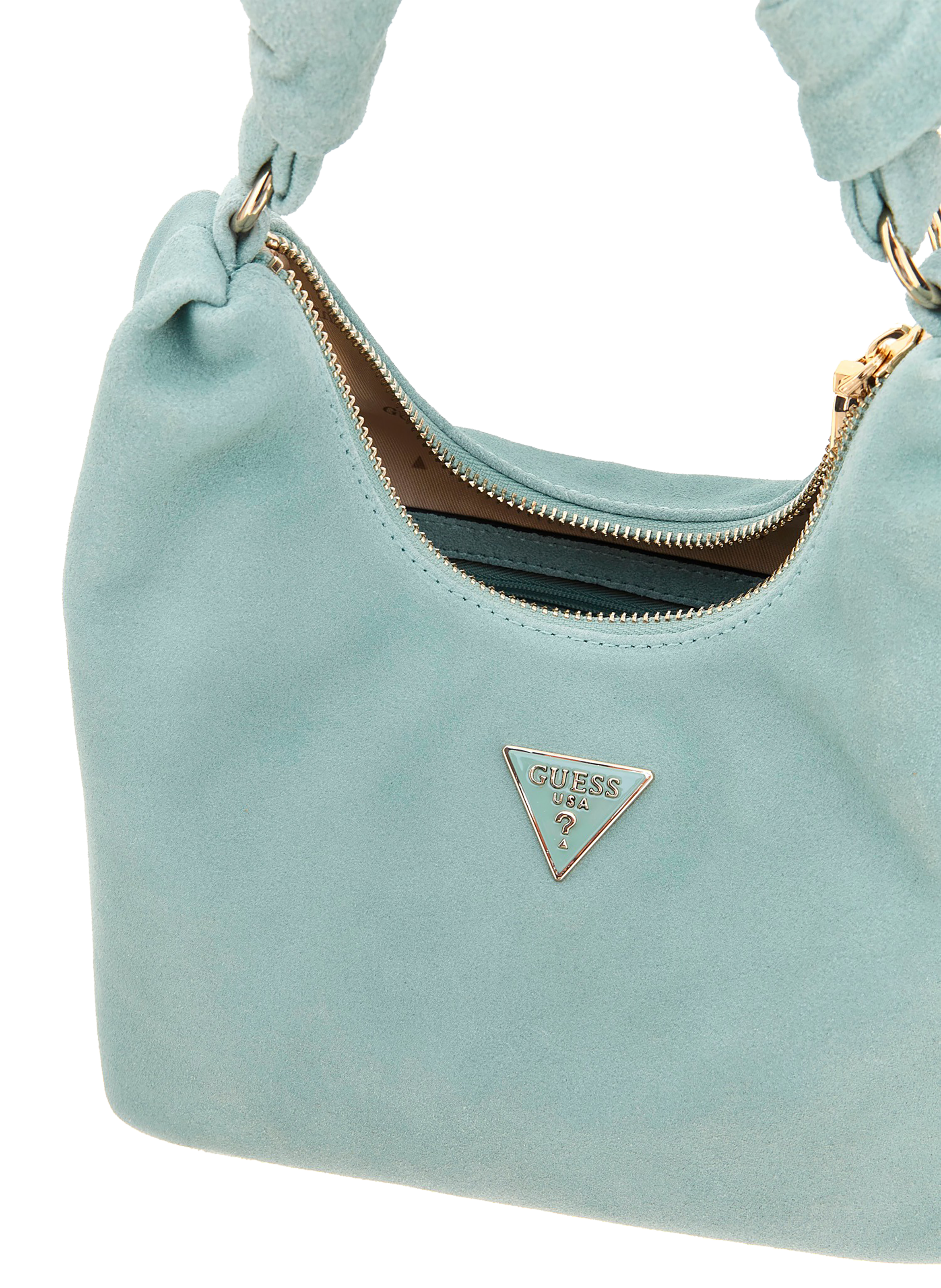 Issota leather handbag GUESS Blue