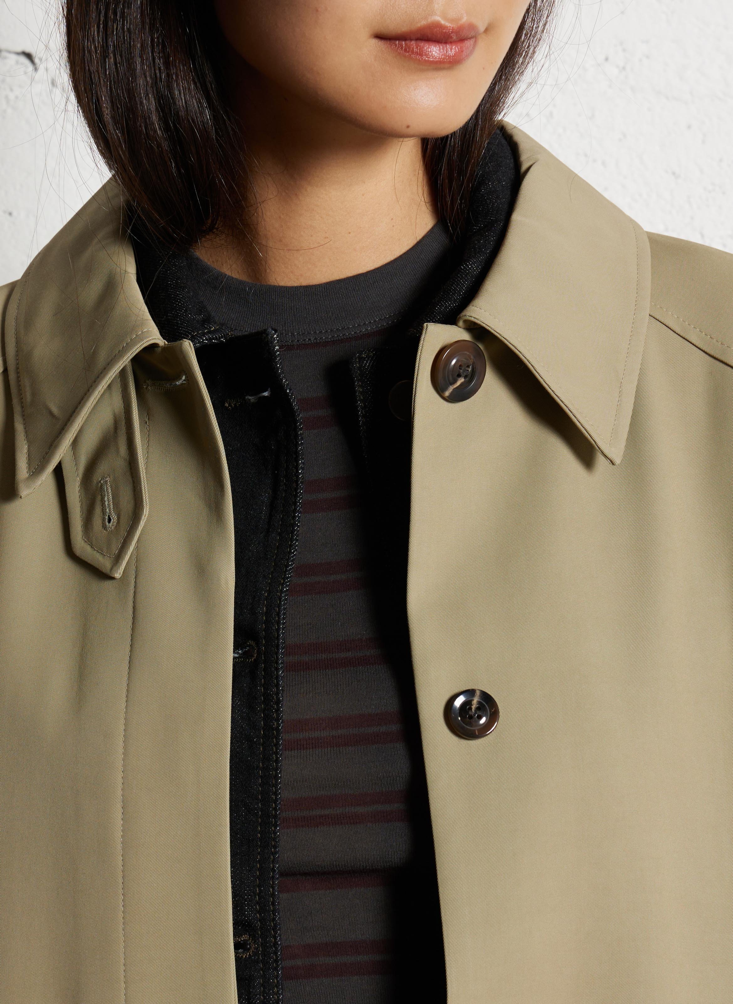 Trench long ample uni fritz SOEUR Vert