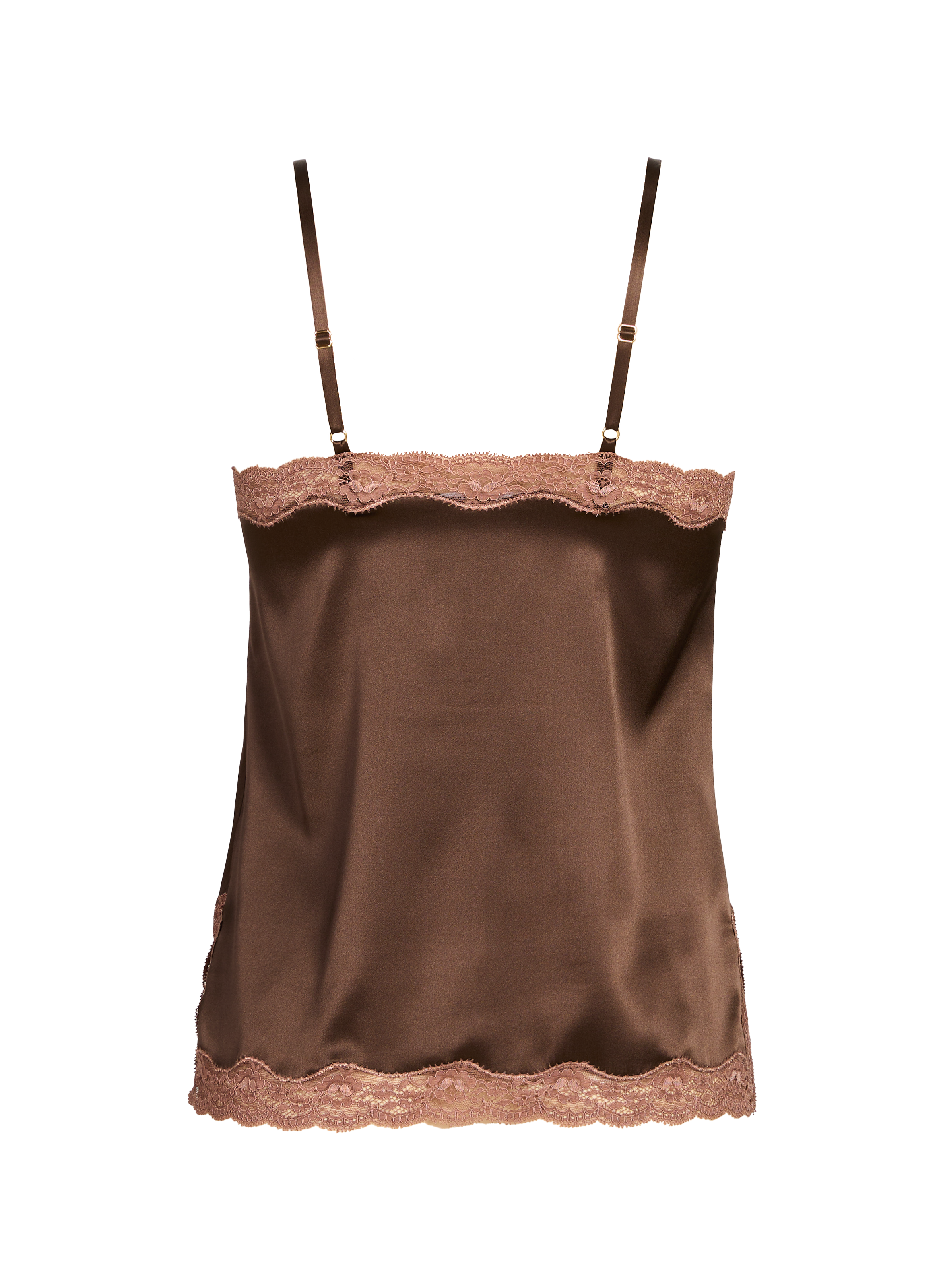 Caraco l'Original en soie mélangée VANNINA VESPERINI Marron