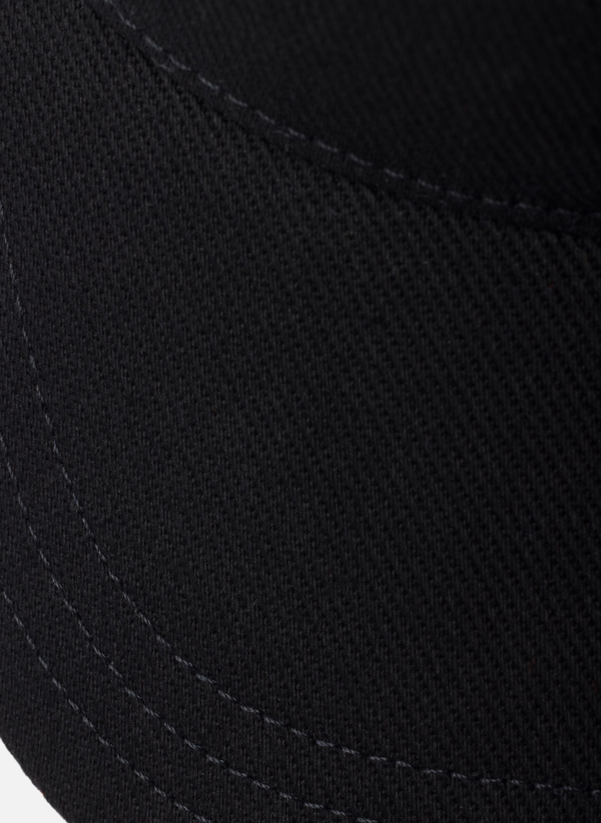 Casquette de baseball en drill PRADA Noir