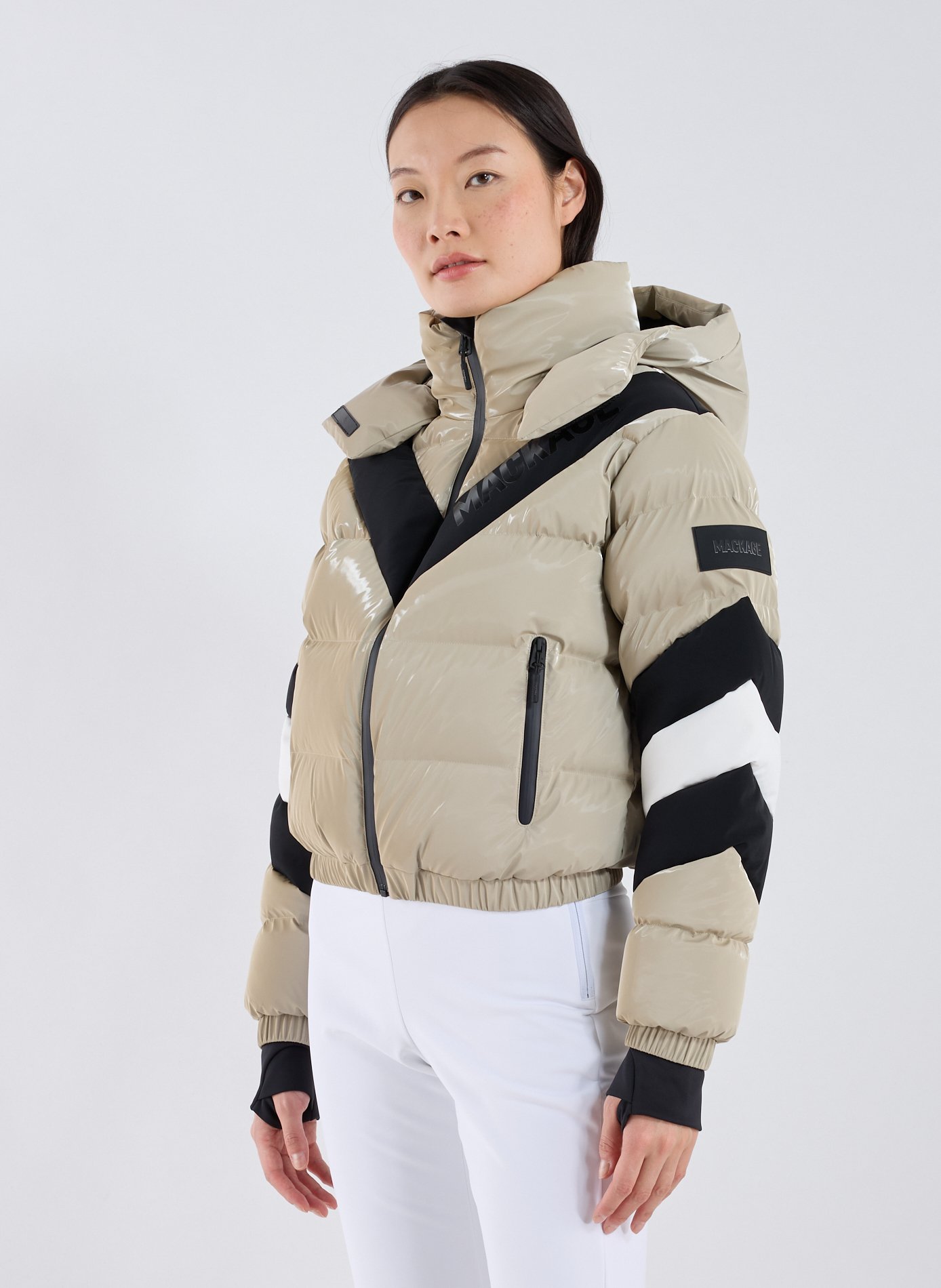 Manteau de ski imperméable MACKAGE Multicolore