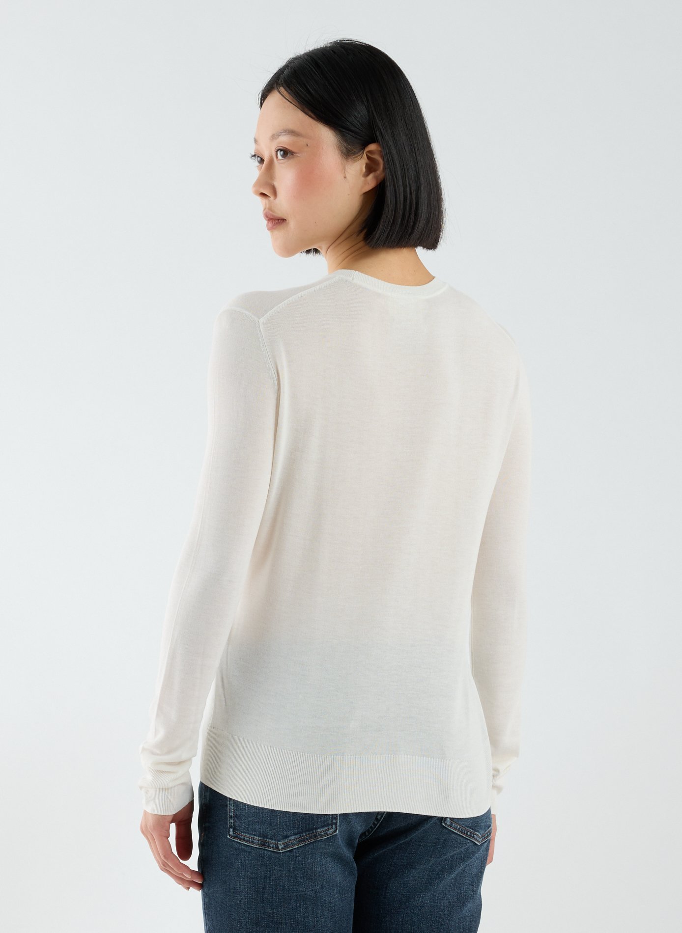 Pull à col rond CALVIN KLEIN Beige