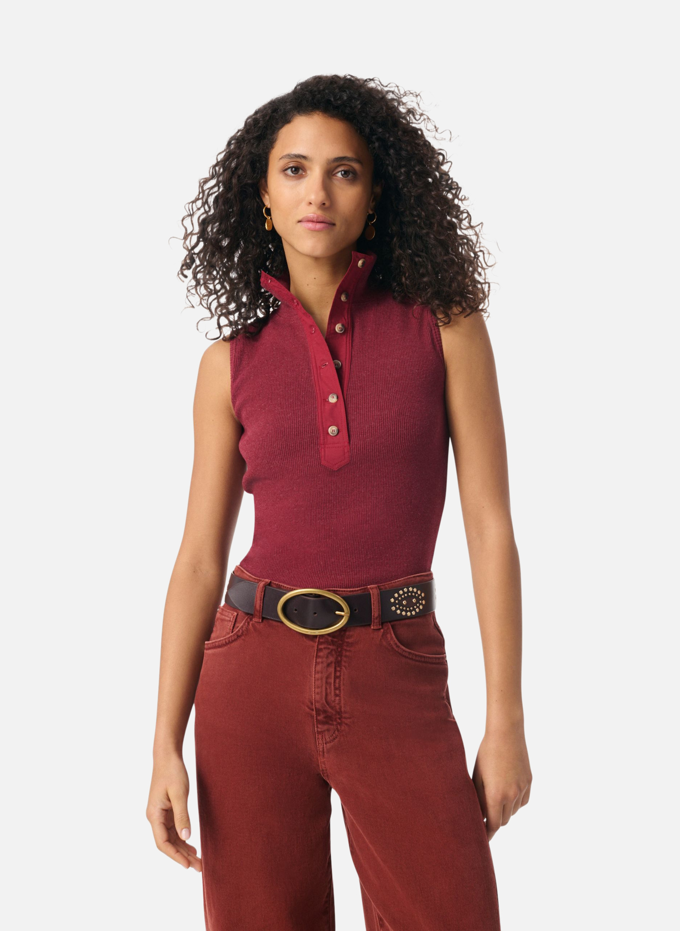 Top geranium VANESSA BRUNO Rouge