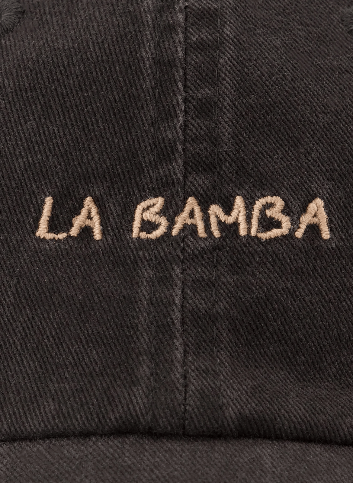 Cap Beaumont embroidered in cotton MAISON LABICHE Black