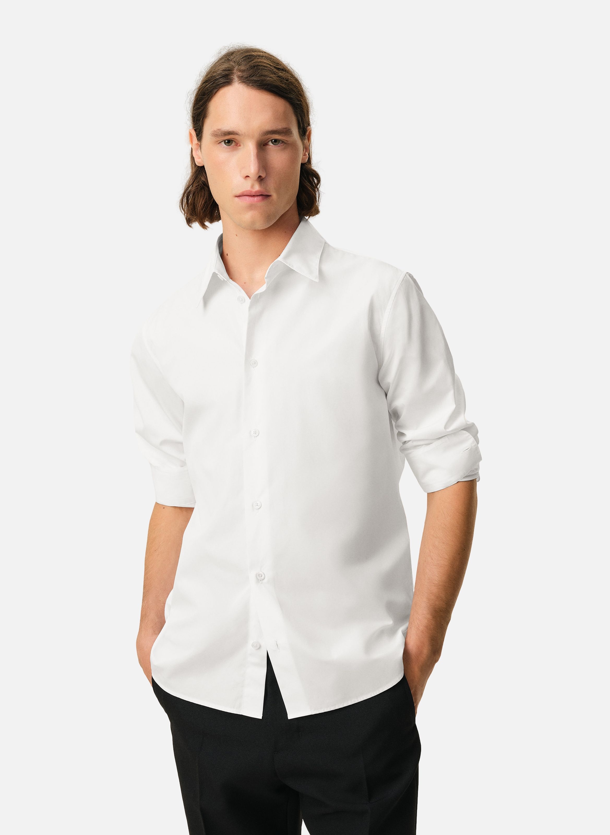Chemise Tailor En Popeline De Coton AMI PARIS Blanc