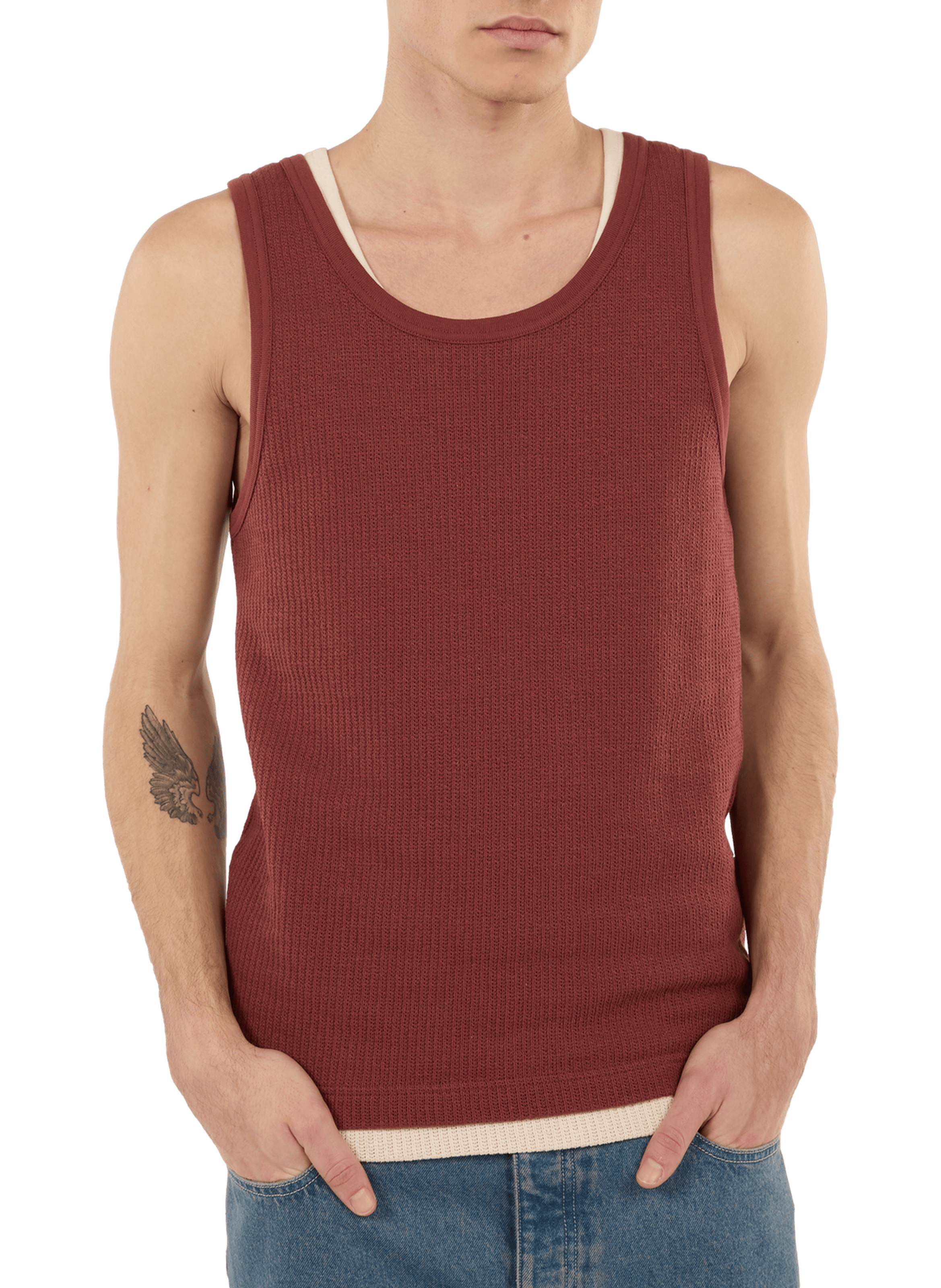 Cotton Dank T-shirt SAISON 1865 Brown