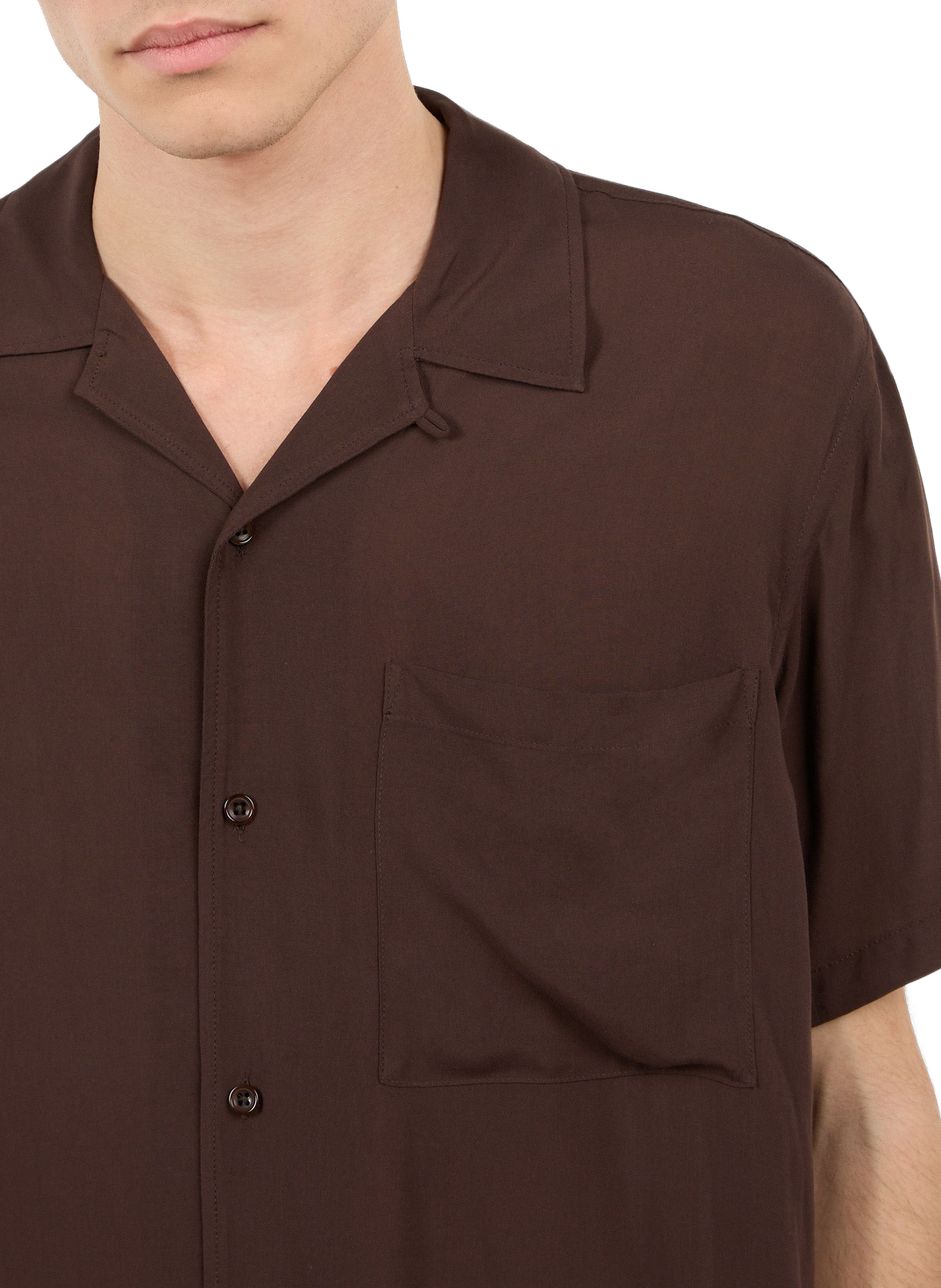 Huban cotton shirt SAISON 1865 Brown