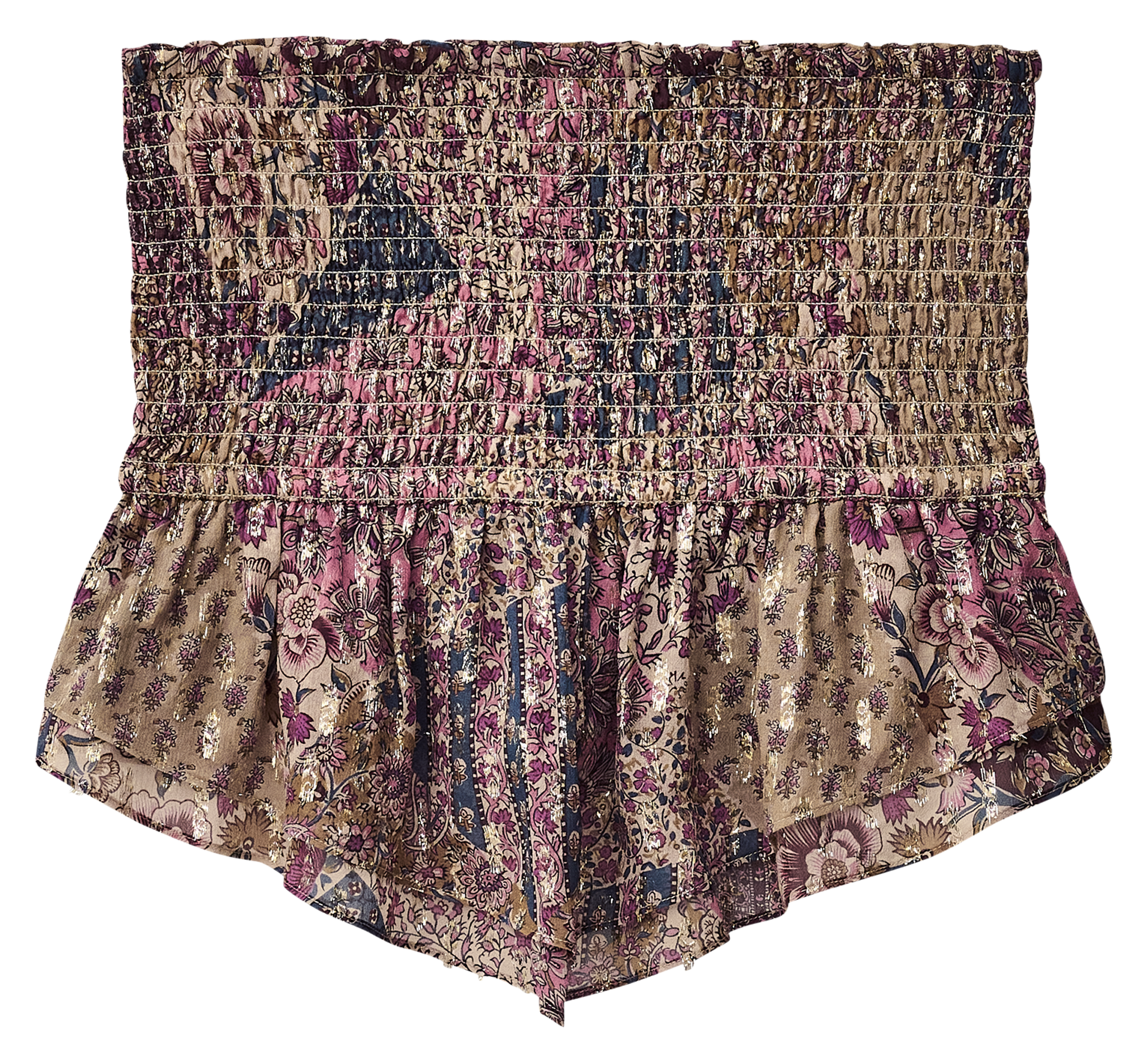 Top bustier imprimé pretty BA&SH Rose