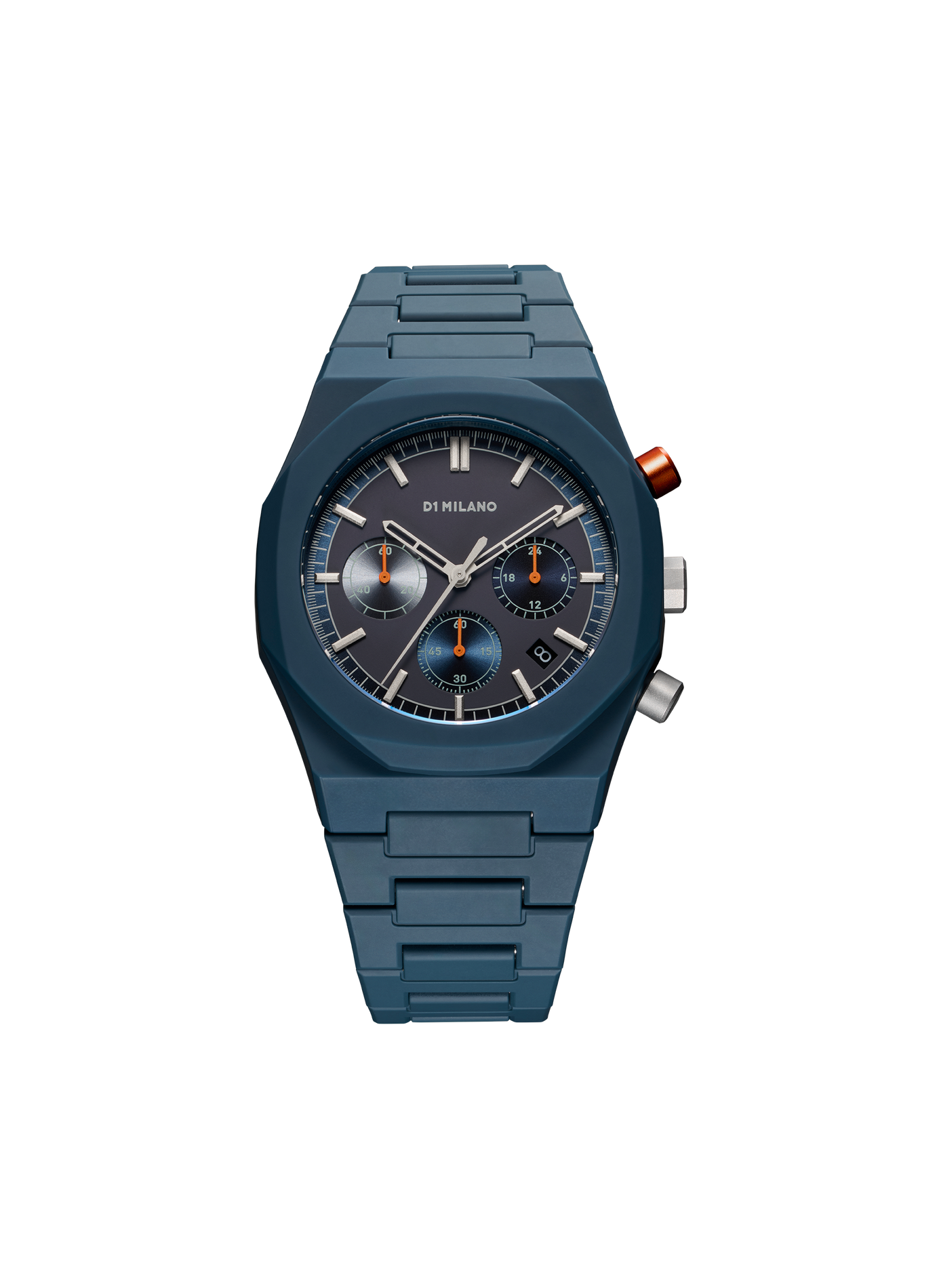 Montre Neptune Blue en polycarbonate D1 MILANO Bleu
