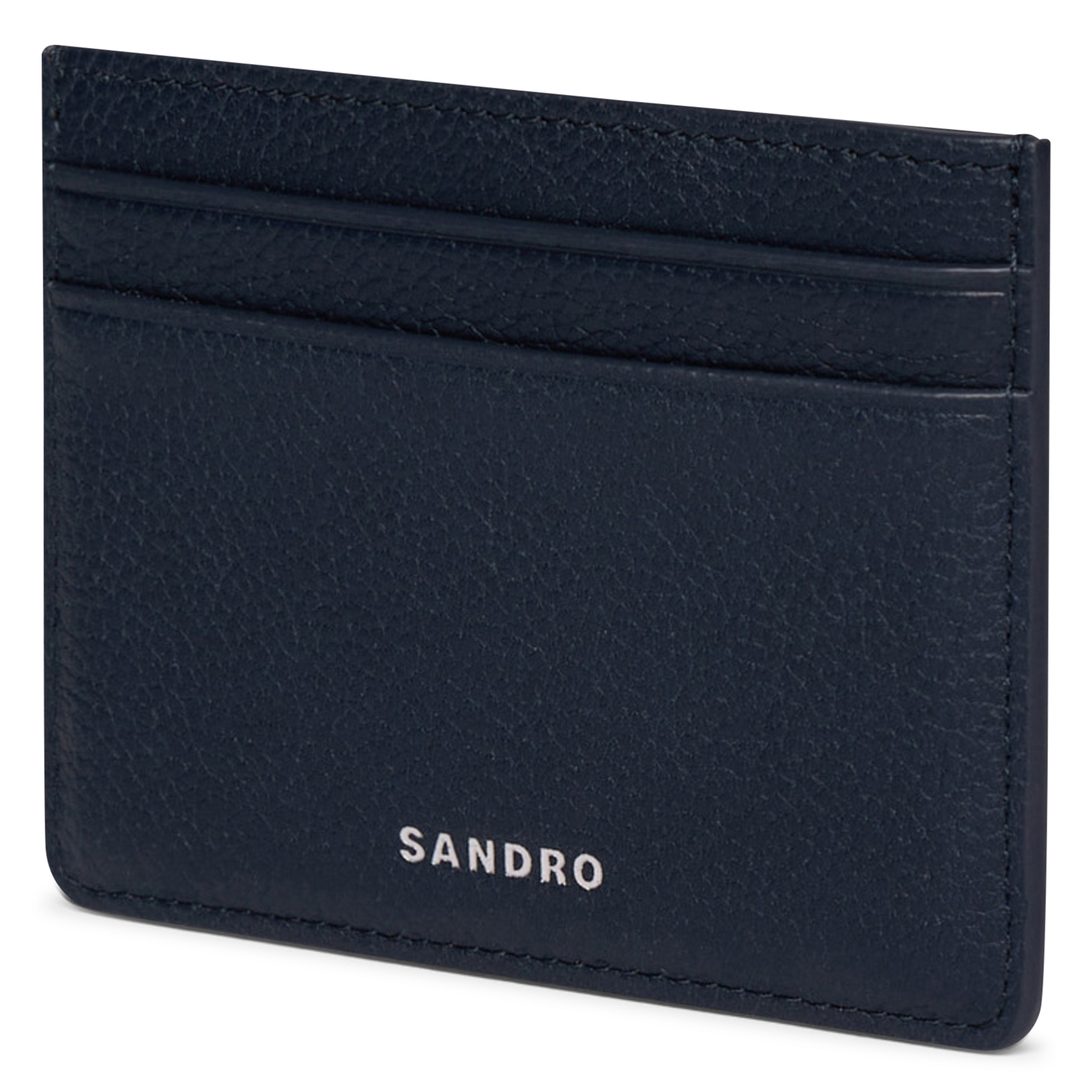 Porte-cartes en cuir SANDRO Bleu