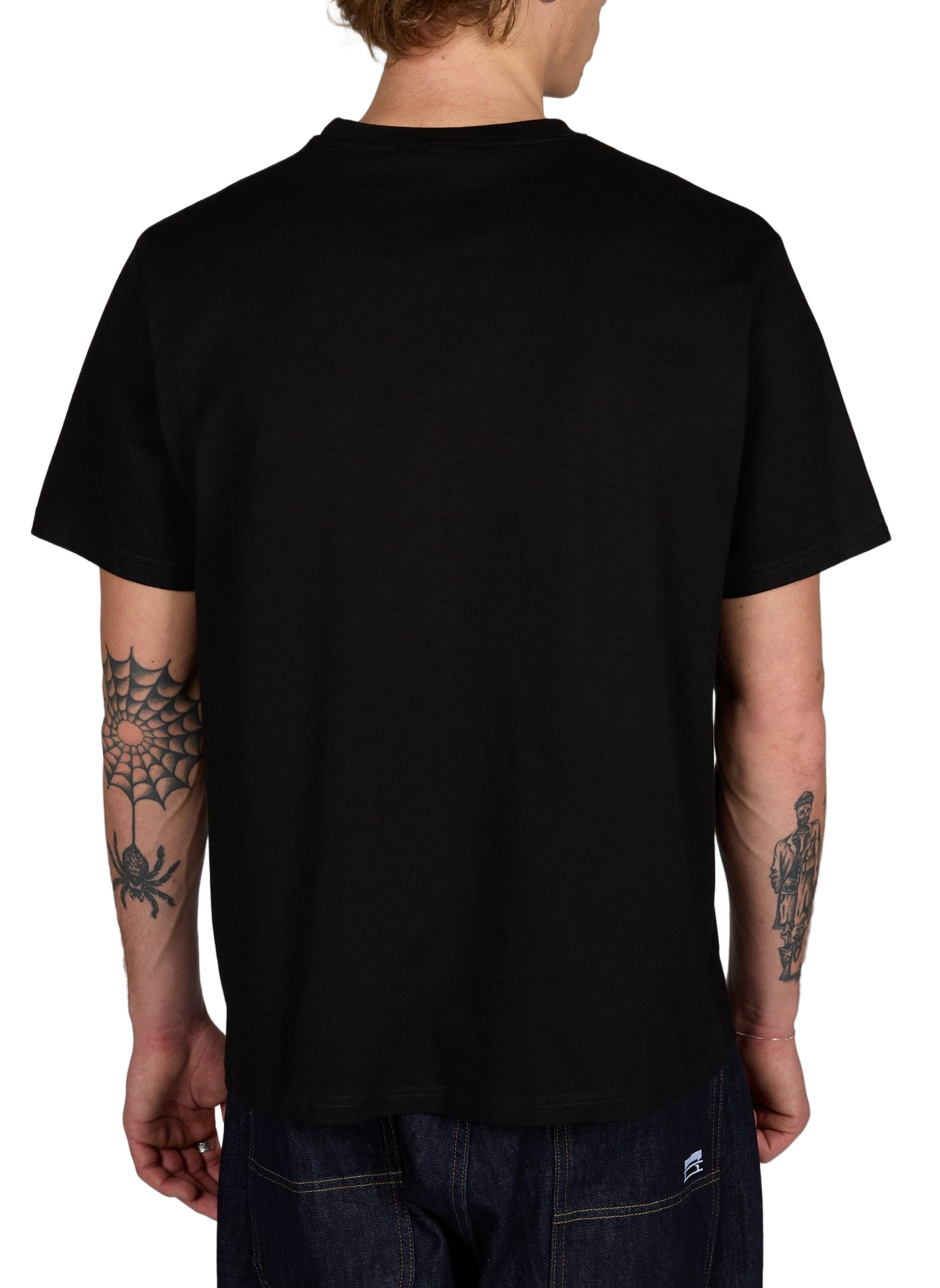 Cotton Logo T-shirt JACKER. Black