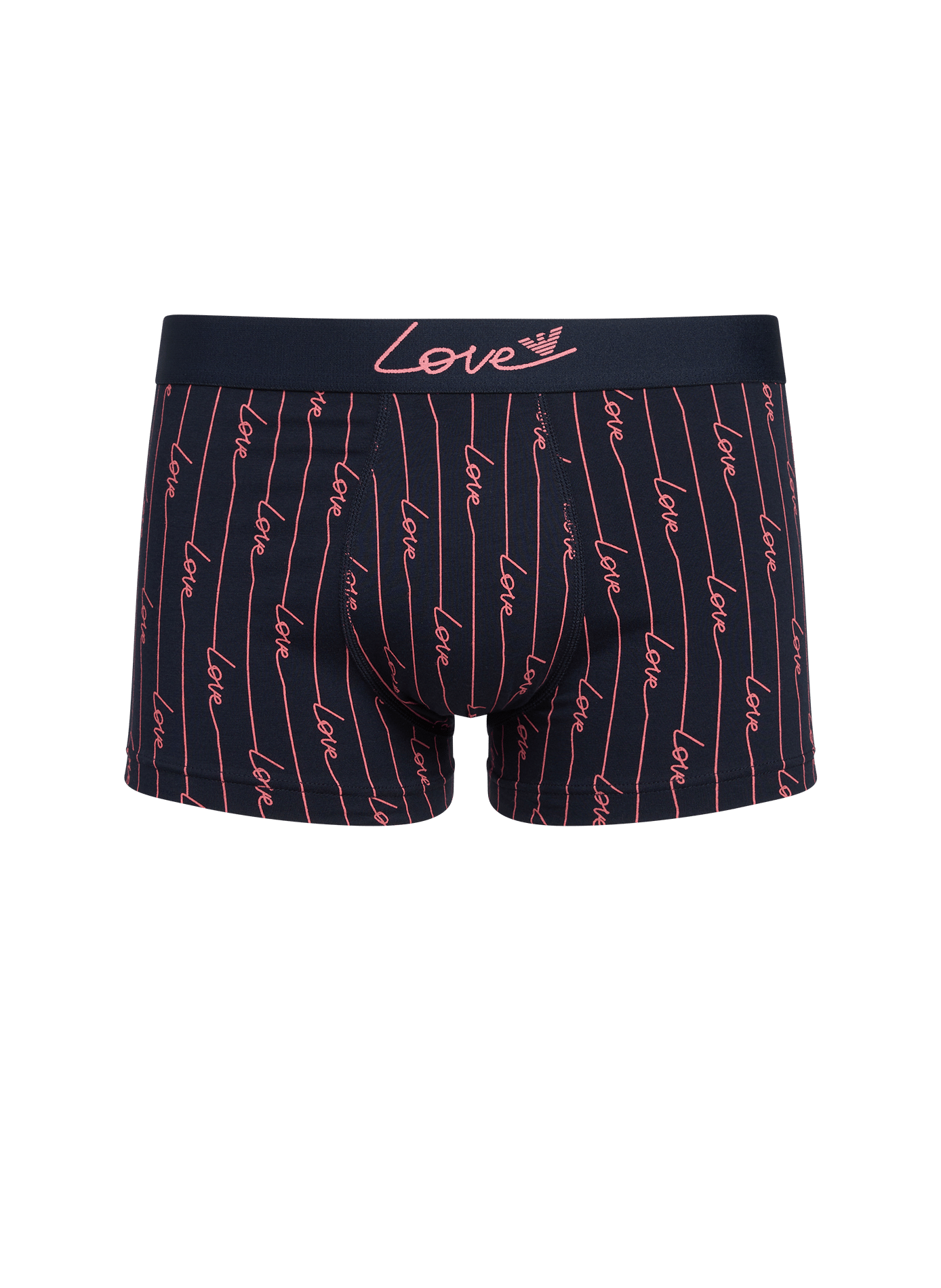 Pack of two mixed cotton boxers EMPORIO ARMANI Black