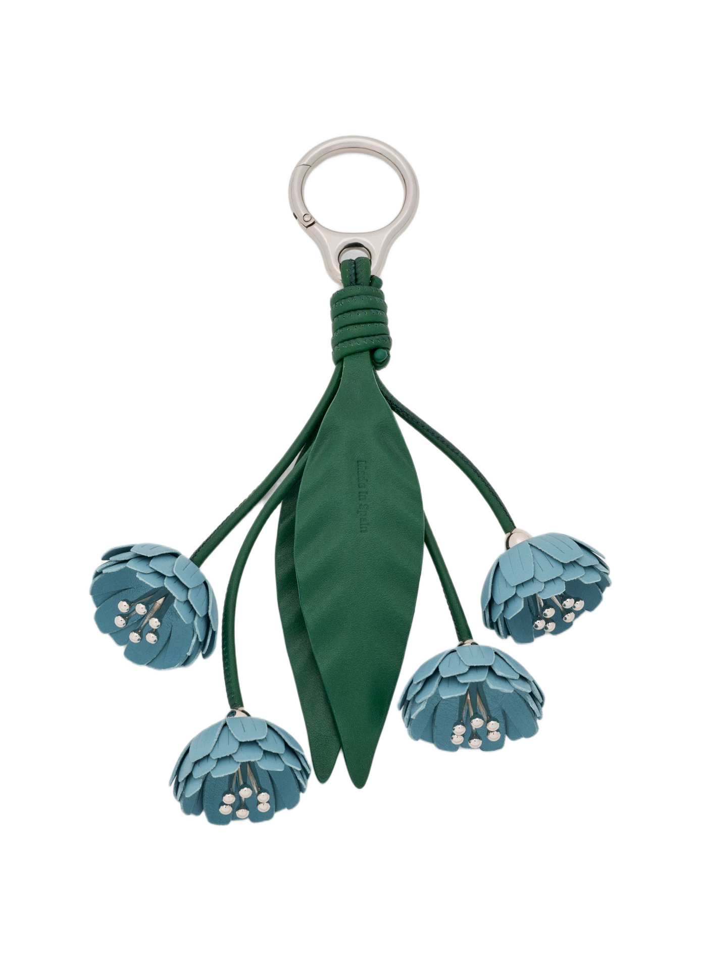 Charm fleurs en cuir de veau classique LOEWE Multicolore