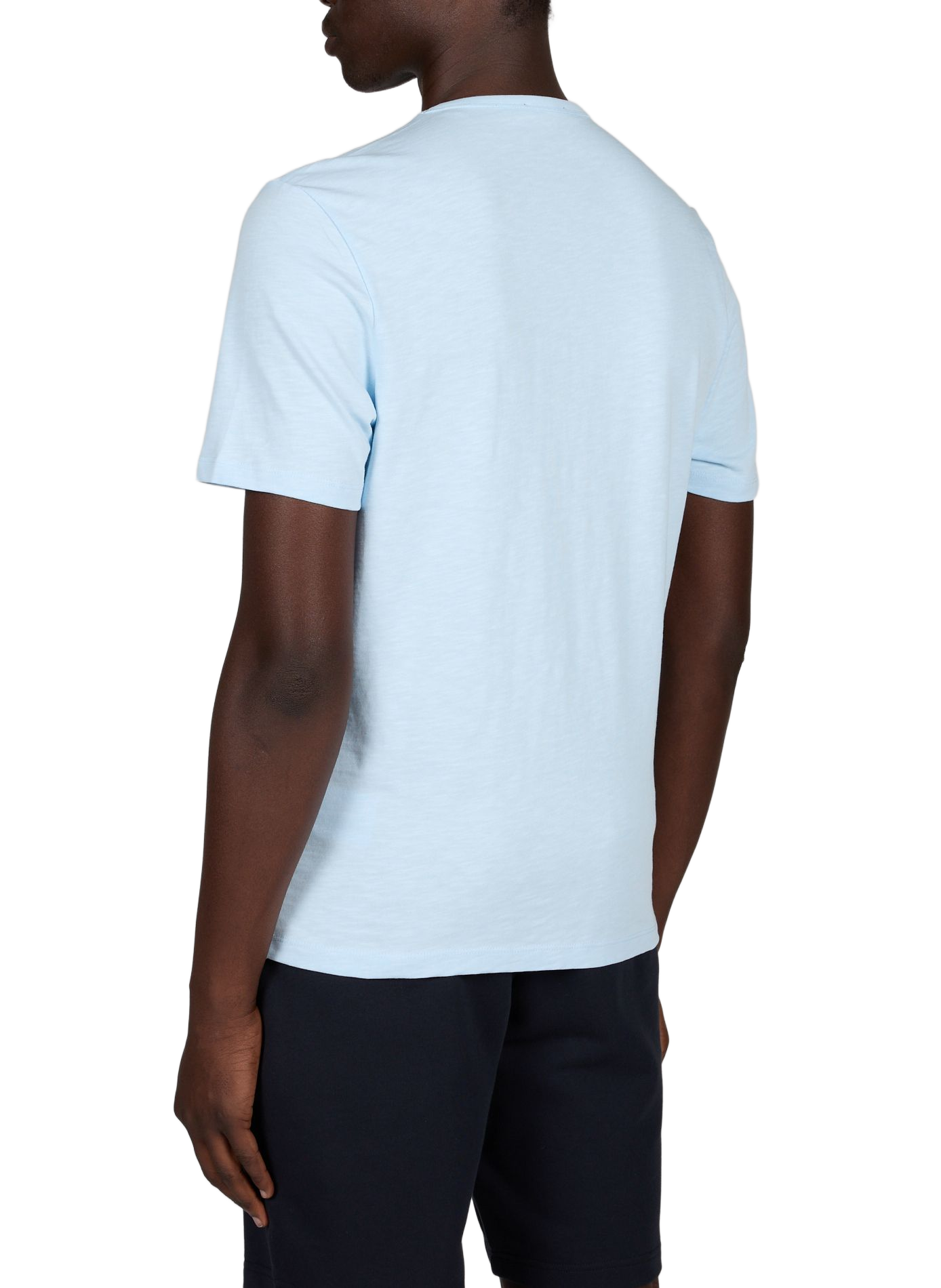 T-shirt à col rond en coton EDEN PARK Bleu