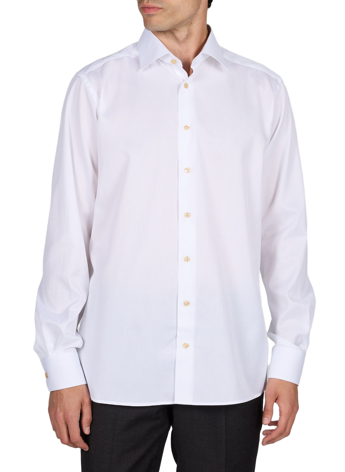 Camicia diritta in cotone ETON Bianco