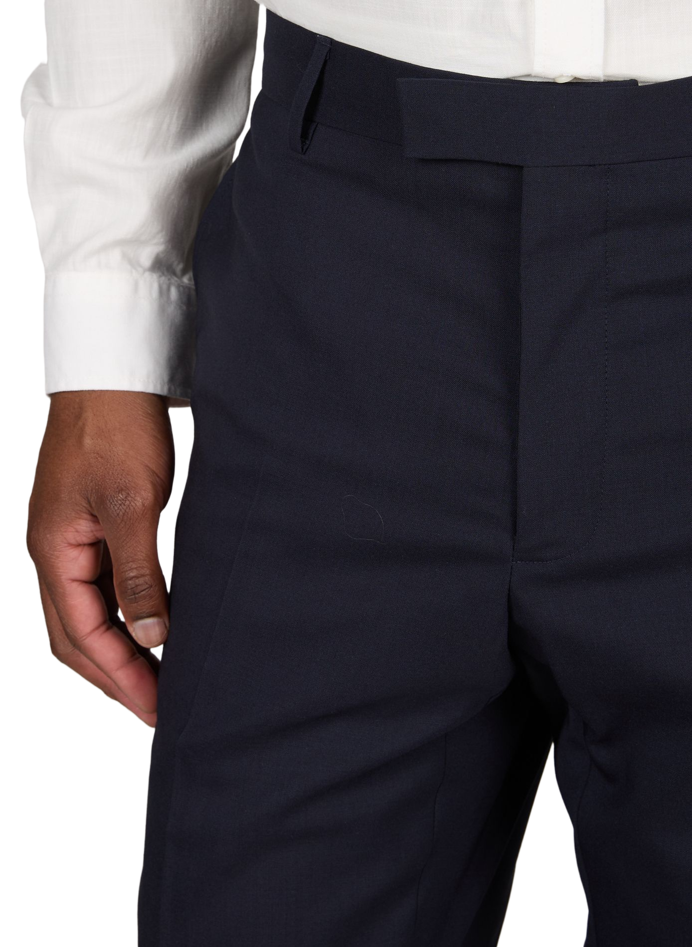 Straight new wool trousers | Blue PIERRE CARDIN Men