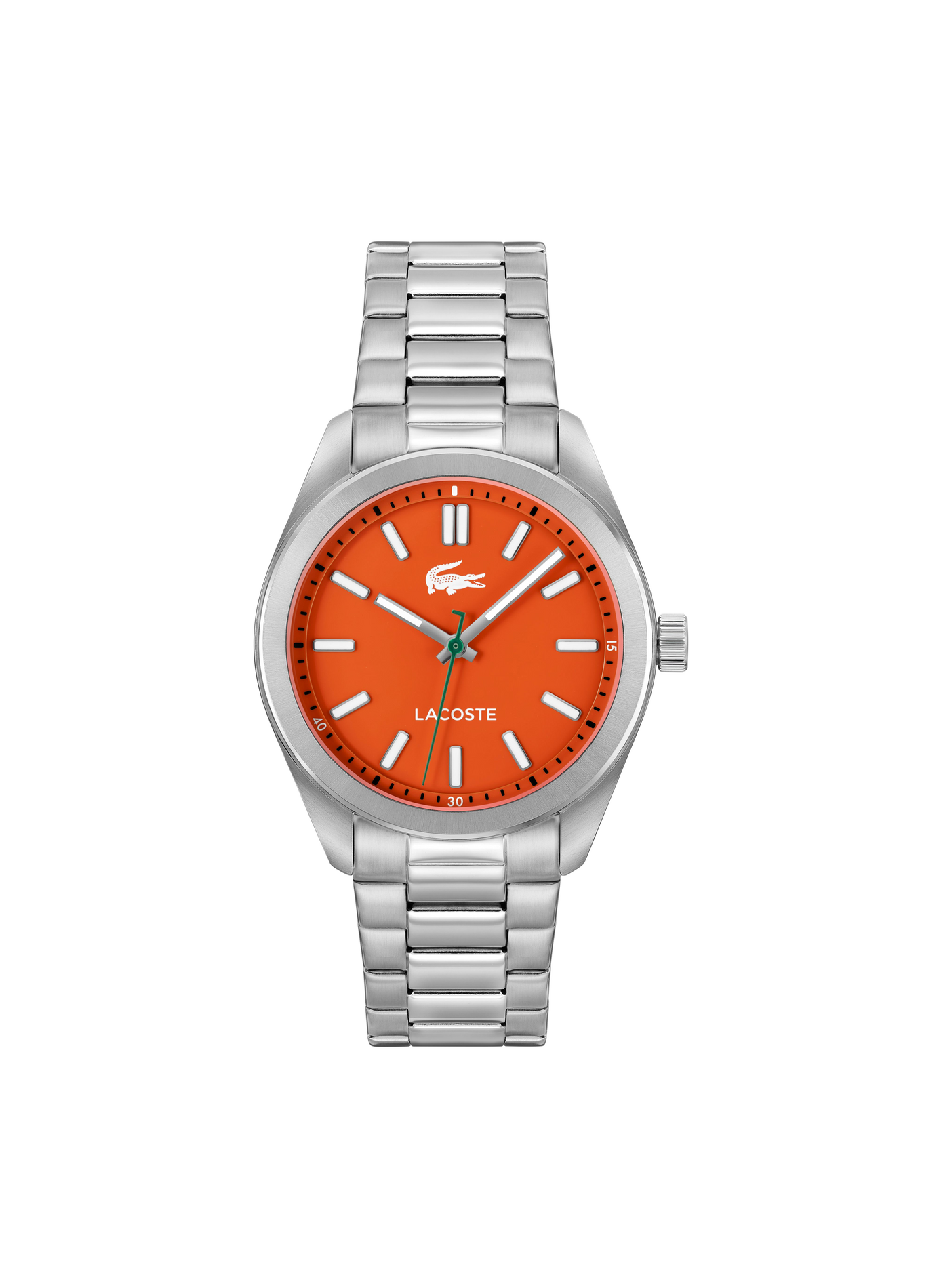 Quartz Monceau stainless steel watch LACOSTE Orange