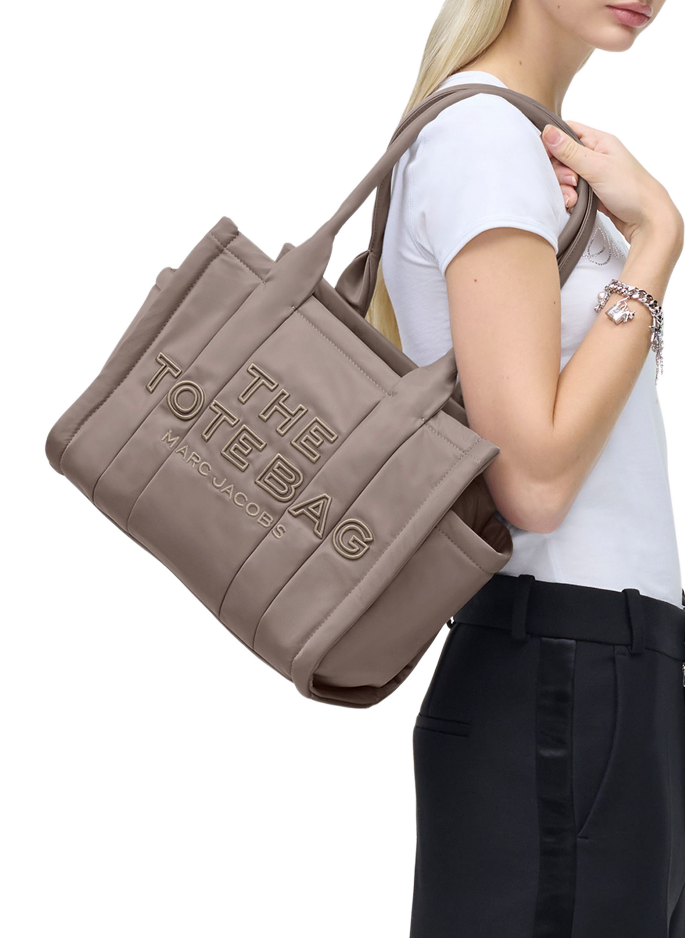 Tote bag The medium Tote MARC JACOBS Grey