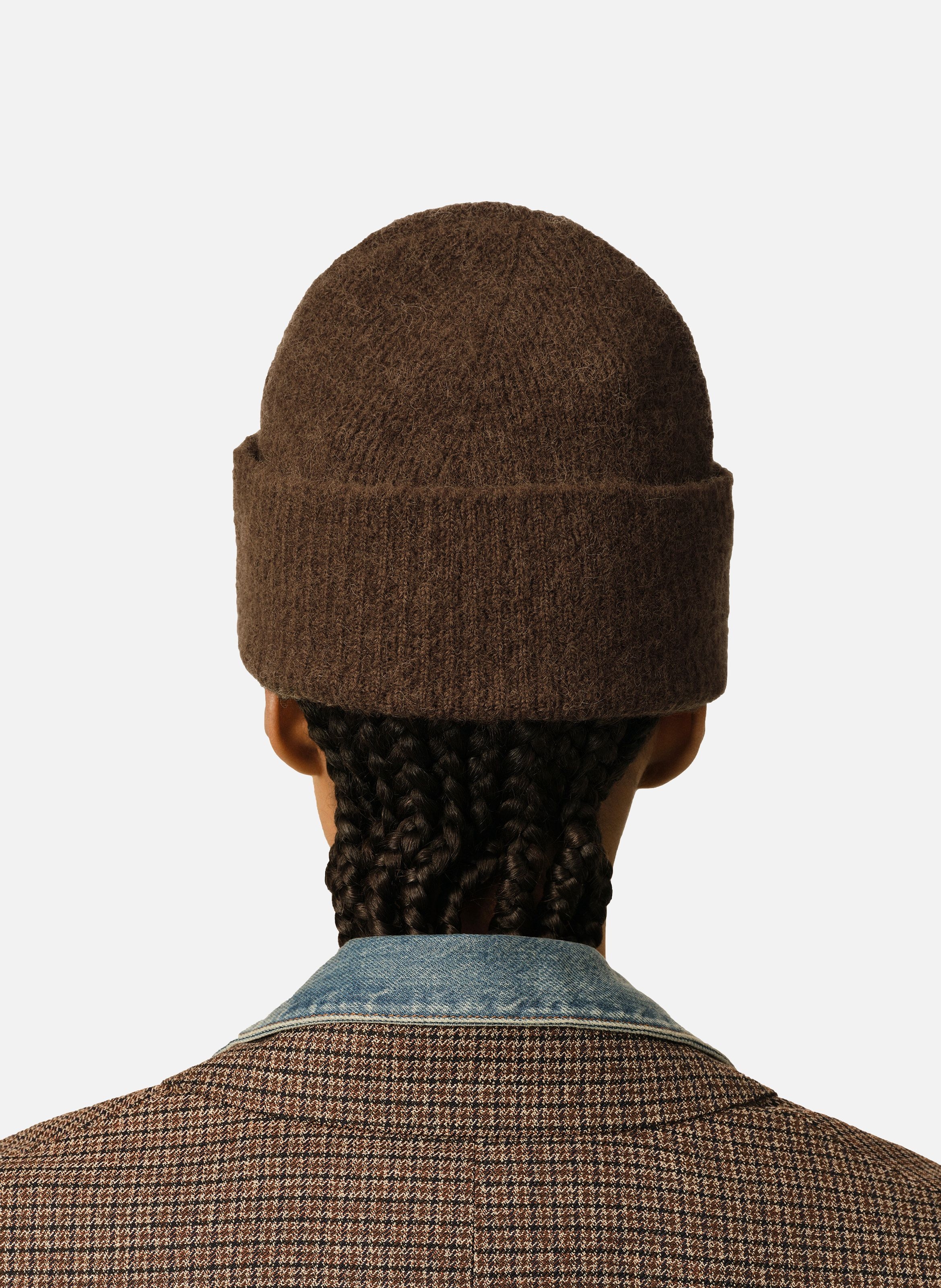 Bonnet unisexe en alpaga ami de coeur AMI PARIS Marron