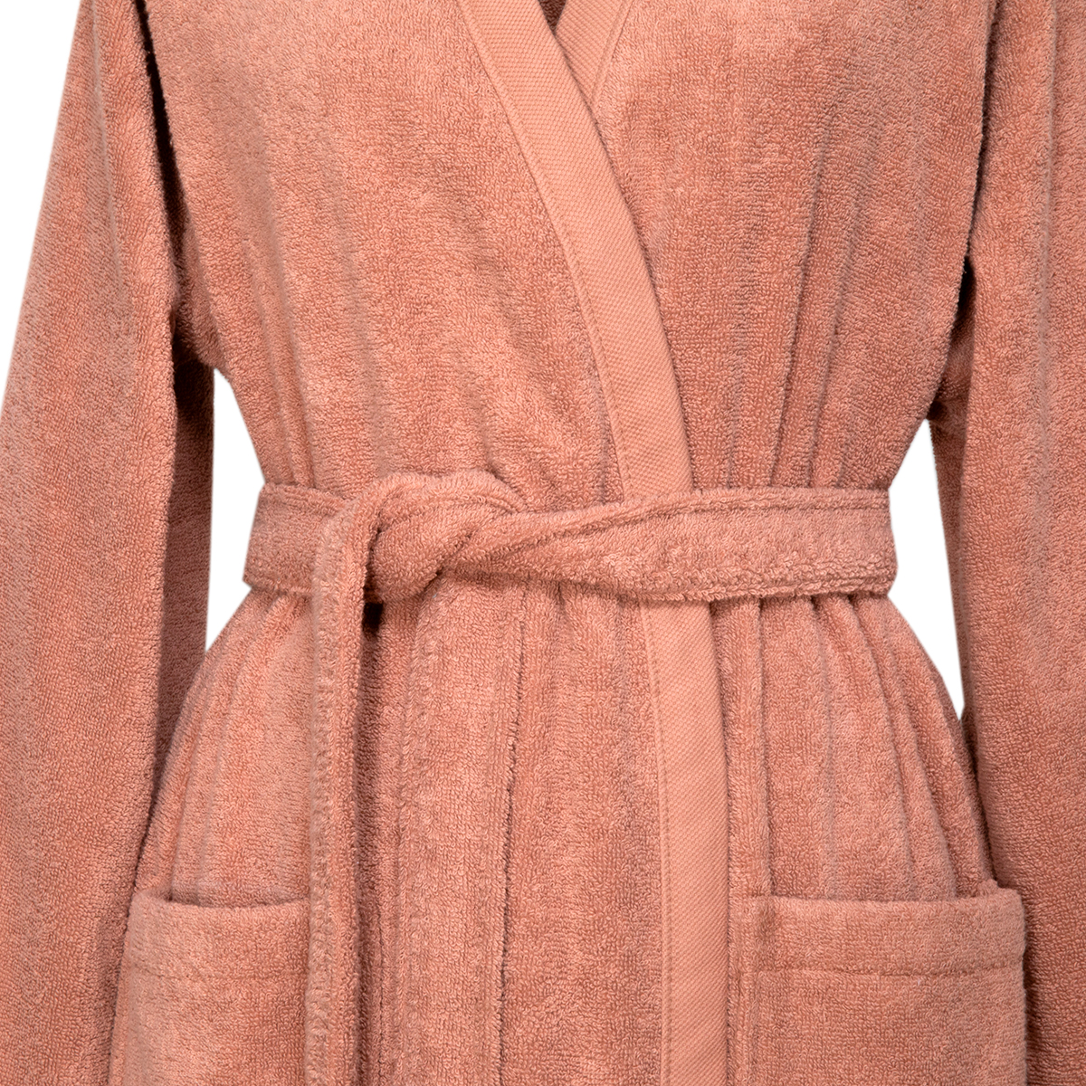 Peignoir long en coton, ma douce DESFORGES Marron
