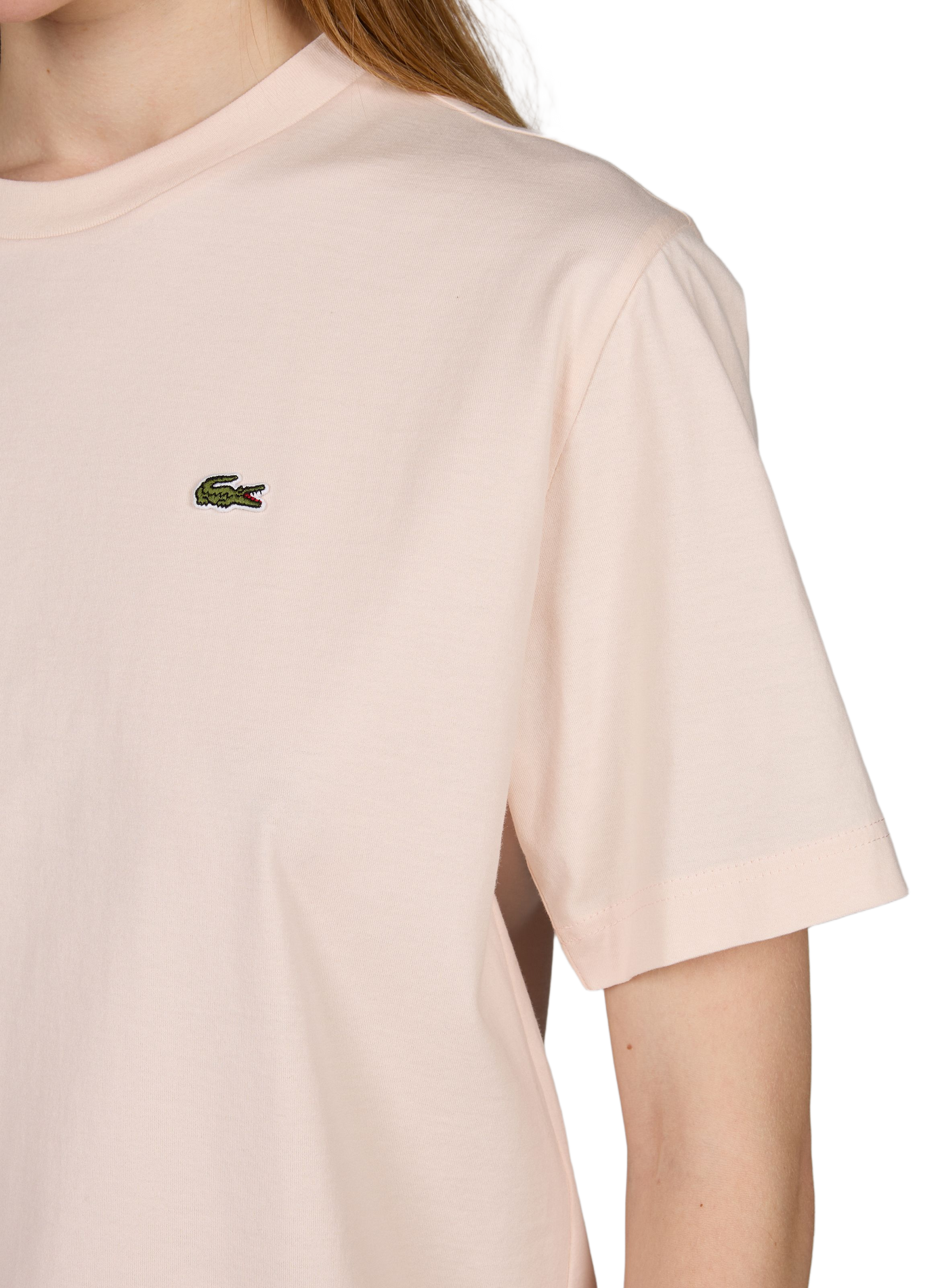 Classic Cotton T-Shirt LACOSTE Beige