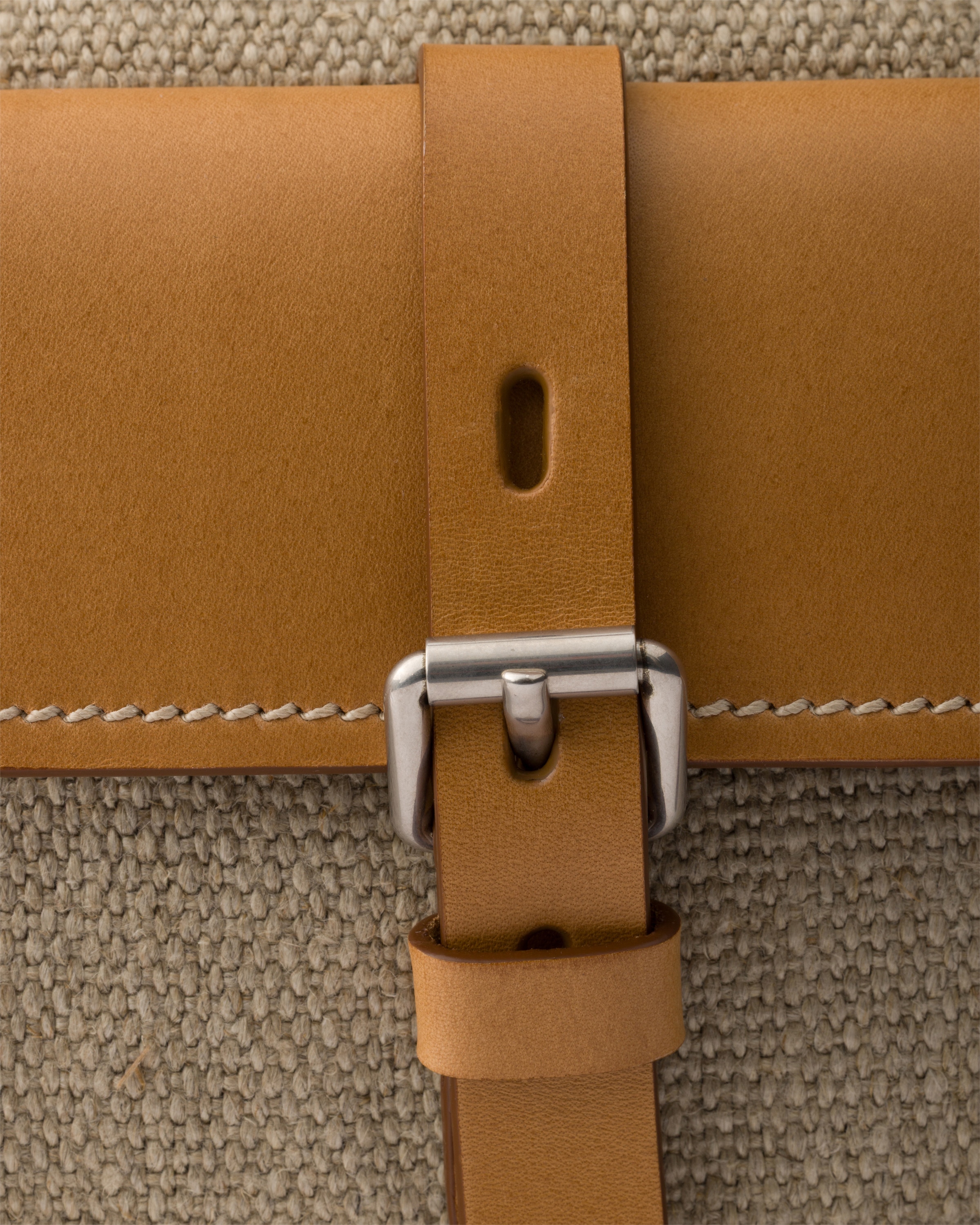 Cabas prada bonnie en lin et cuir PRADA Beige