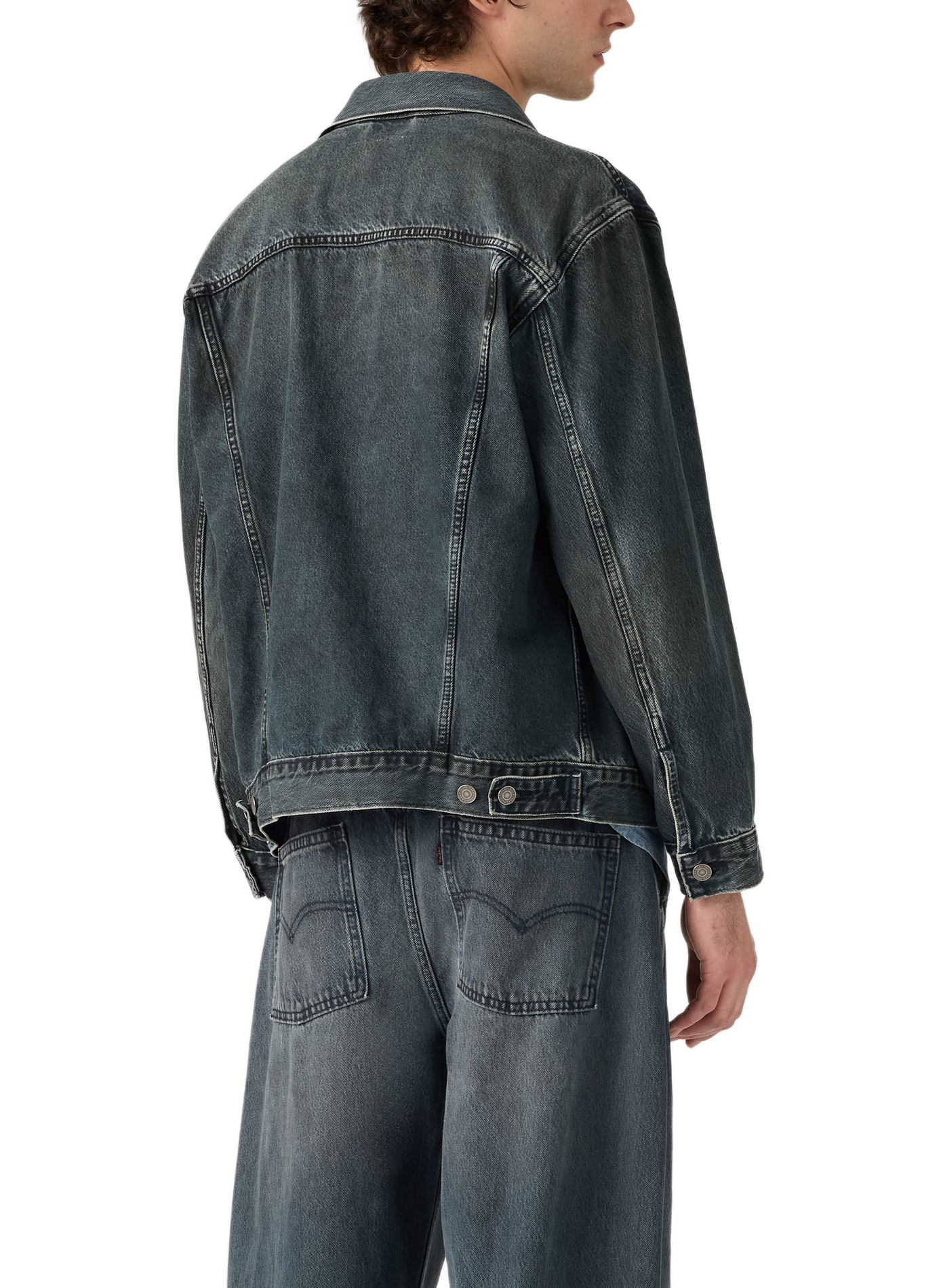 Gerade geschnittene Jacke aus Baumwoll-Denim | Blau LEVI'S Herren