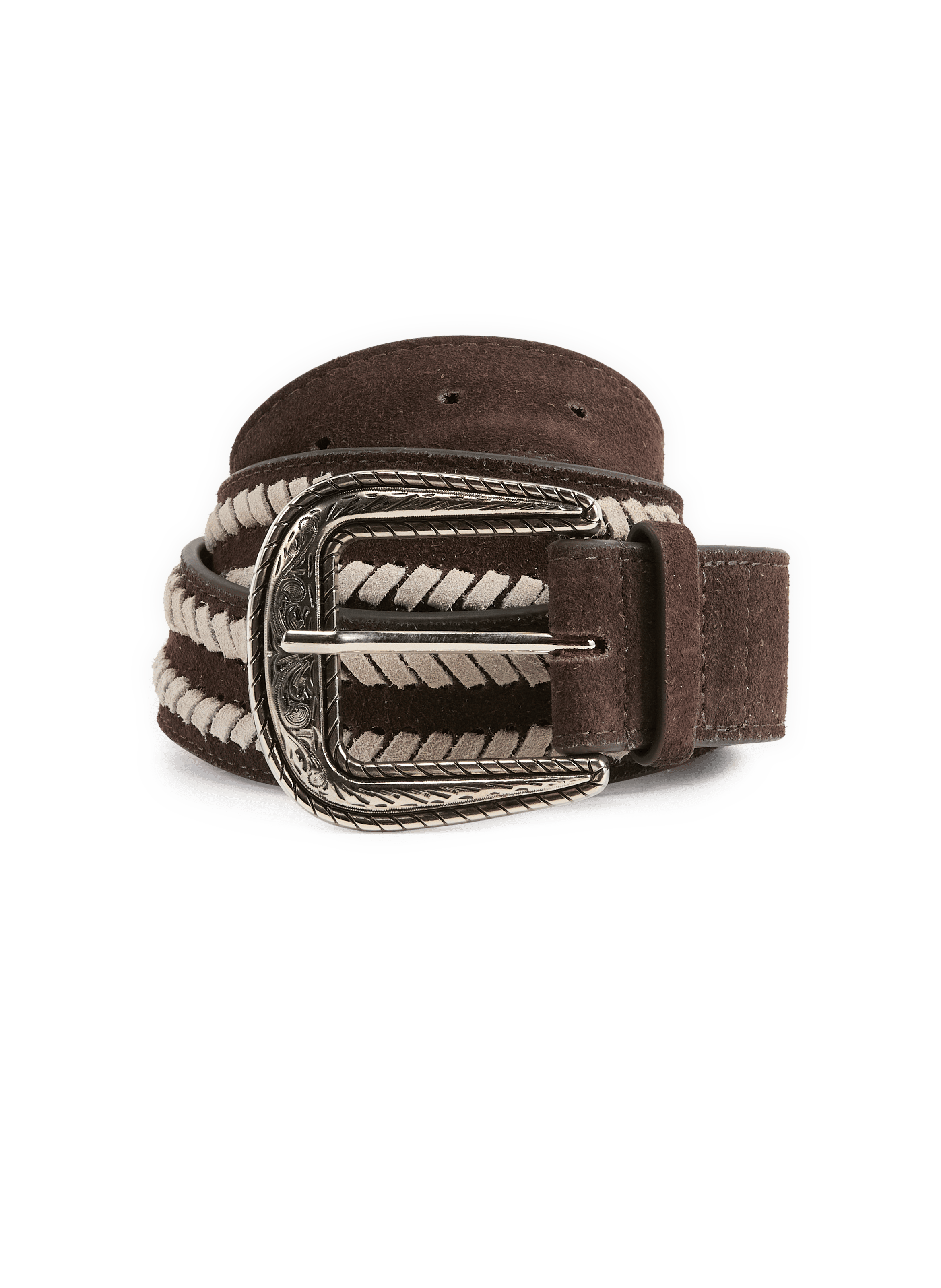 Riem Vibalsa van suède leer VILA Bruin