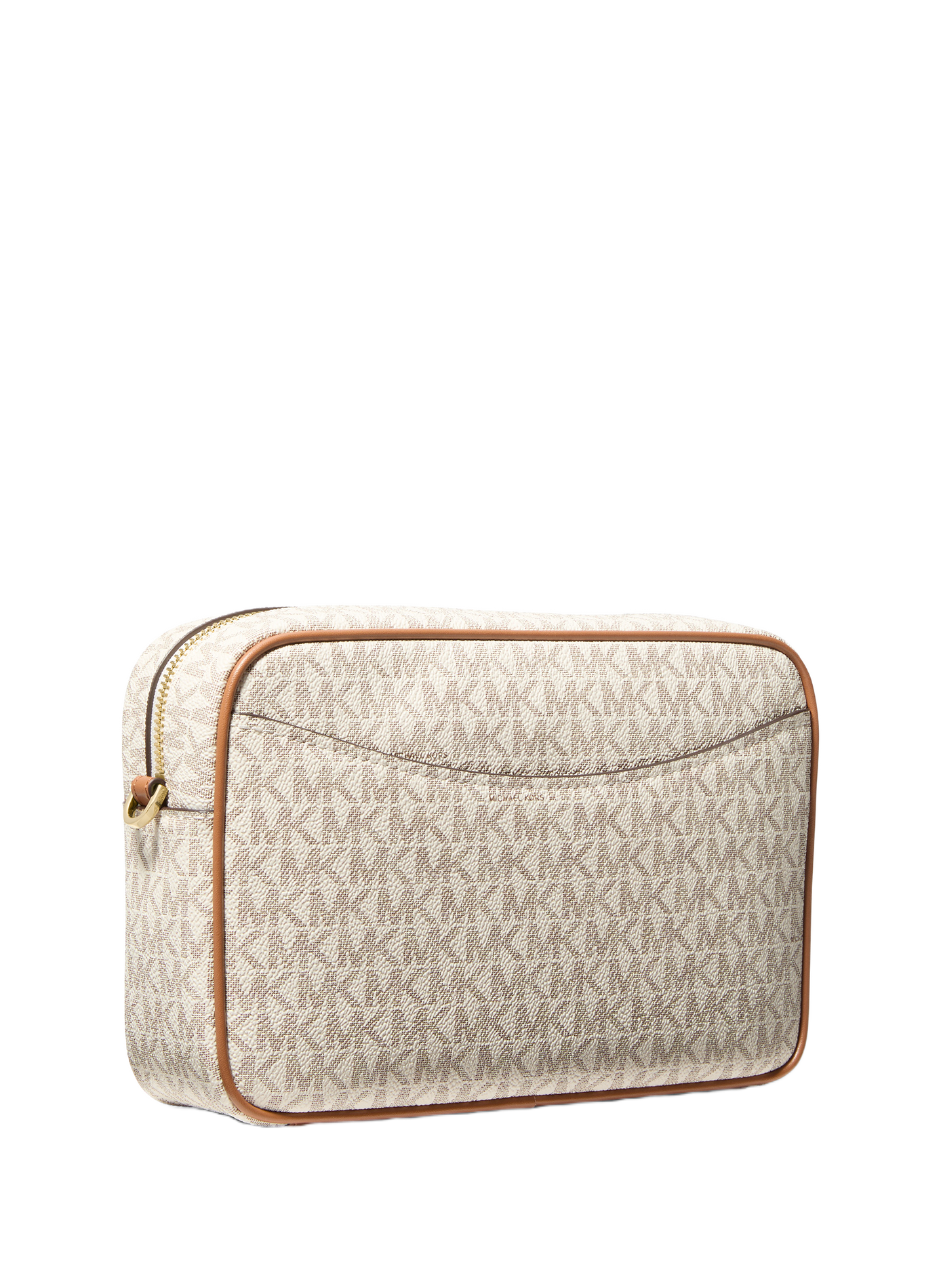 Grand sac à bandoulière Bev logotypé MICHAEL KORS Beige