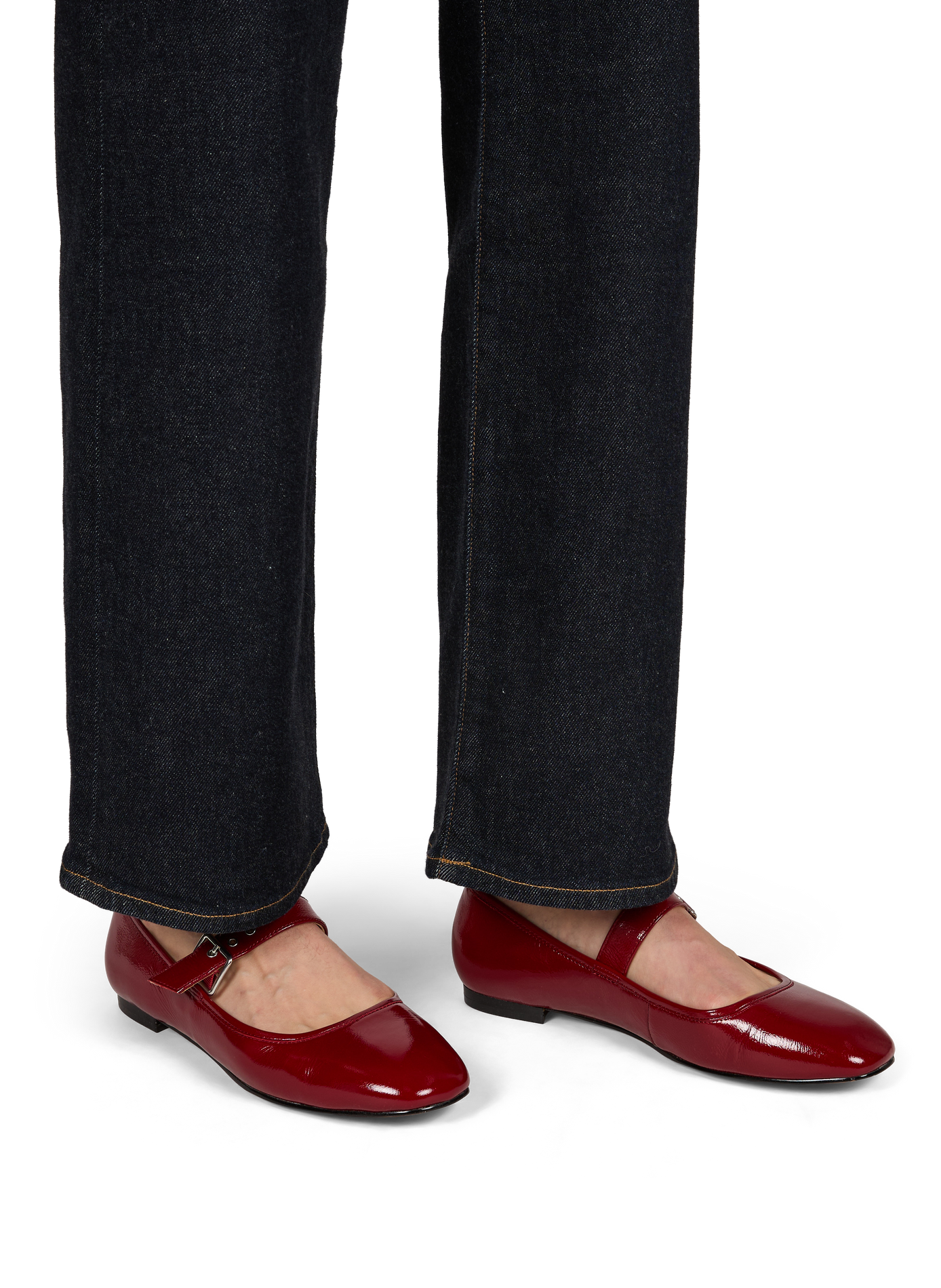 AZLEA WOMAN ballerina flats with straps GEOX Red