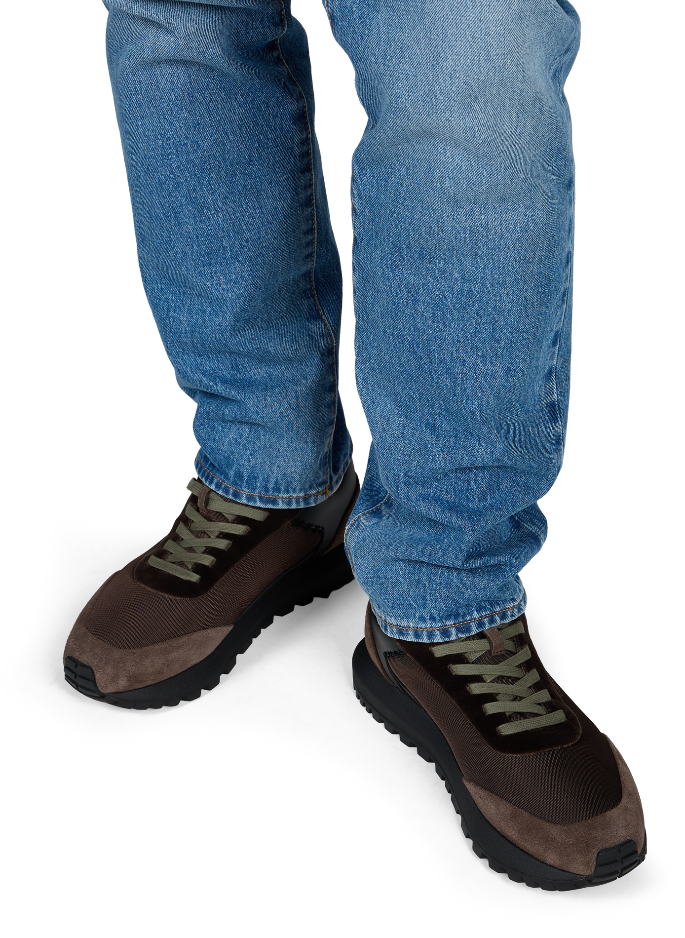 Slip-On Sneaker aus recyceltem gestricktem Netzstoff EMPORIO ARMANI Mehrfarbig