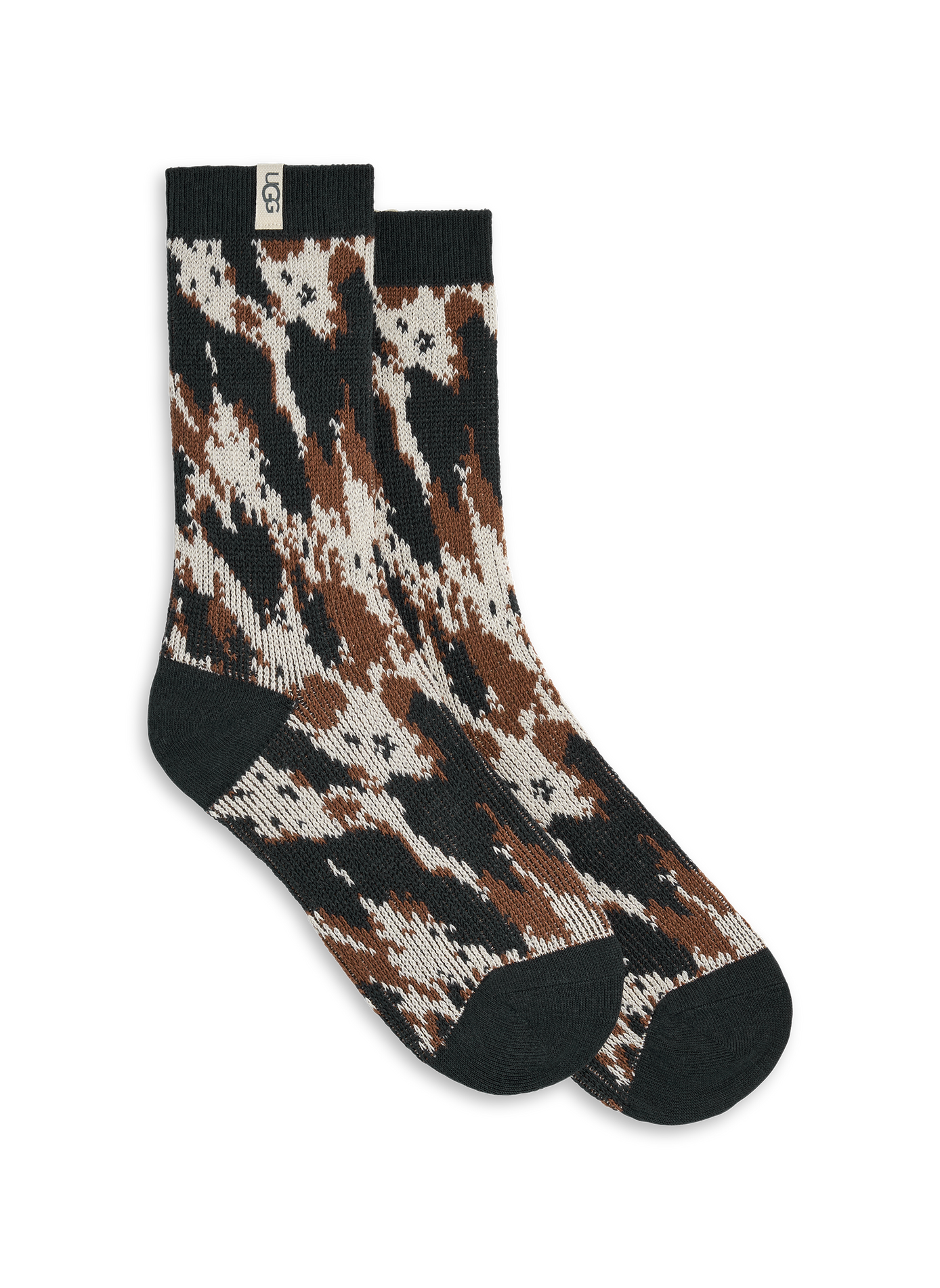 Animal-print socks in a cotton blend UGG Multicolour