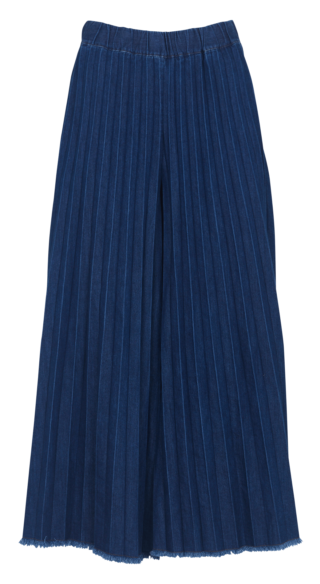 Wijde denim broek LA FEE MARABOUTEE Blauw
