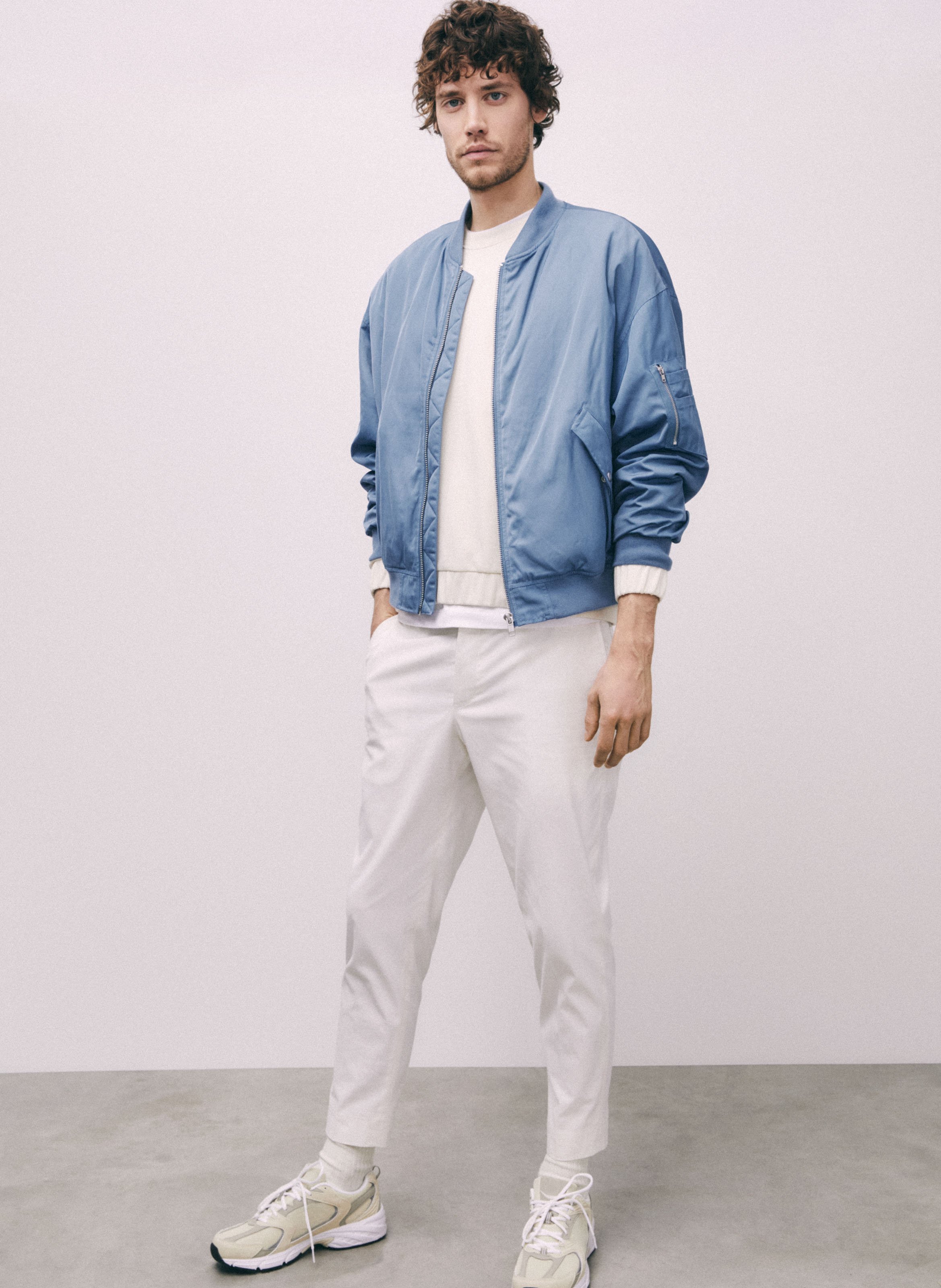 Oversized bomber jacket SAISON 1865 Green