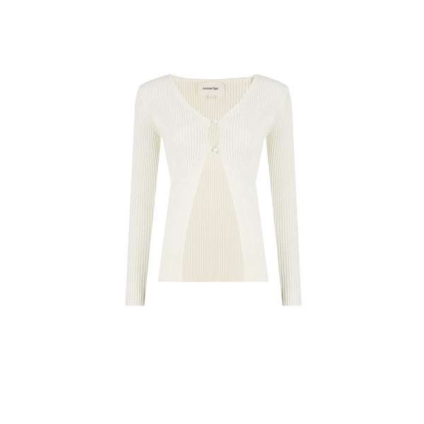 Cardigan côtelé Cardigan côtelé