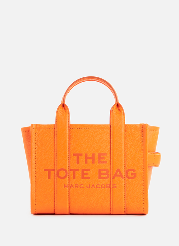 MARC JACOBS Mini sac The Tote Bag en cuir Orange