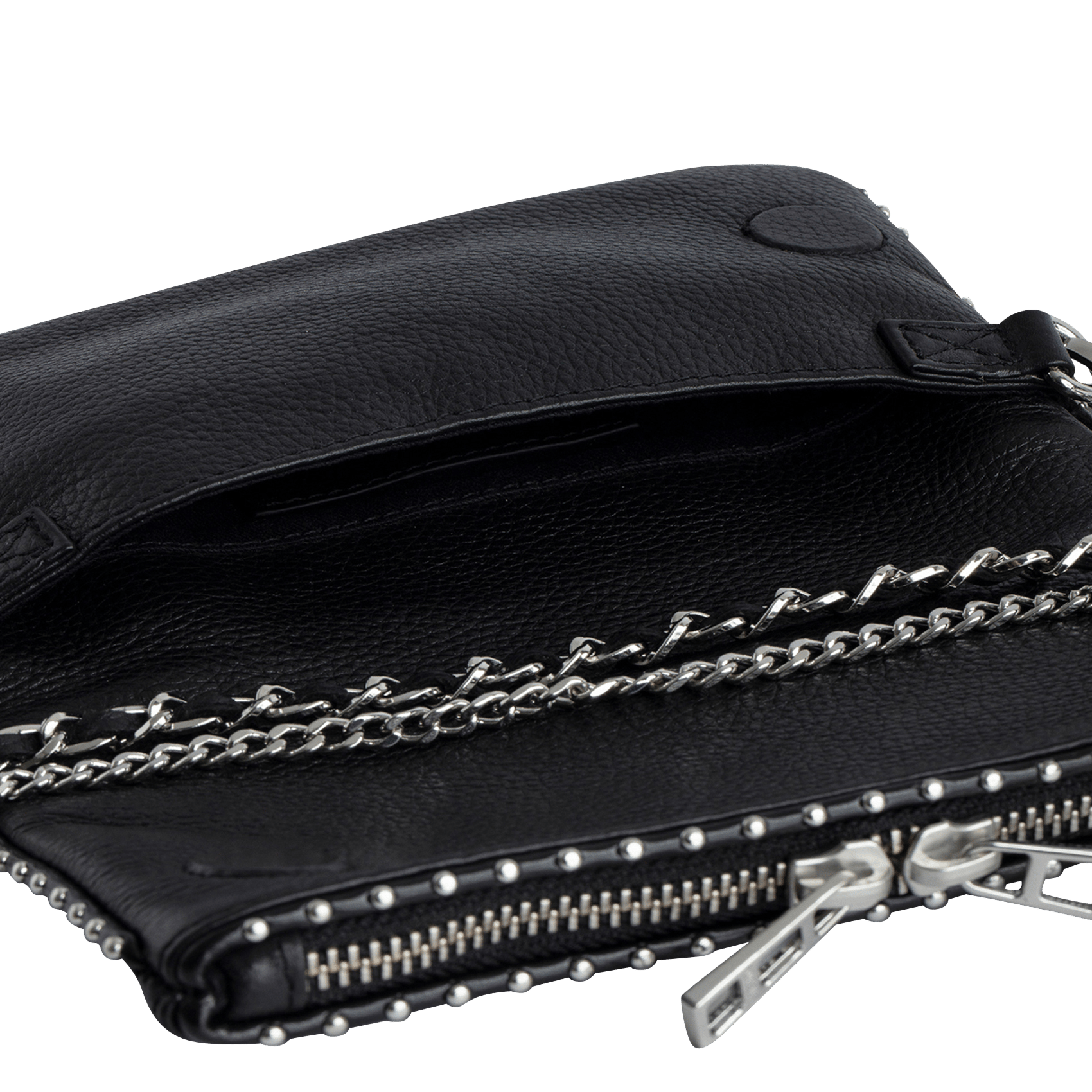 Pochette en cuir rock nano ZADIG&VOLTAIRE 
