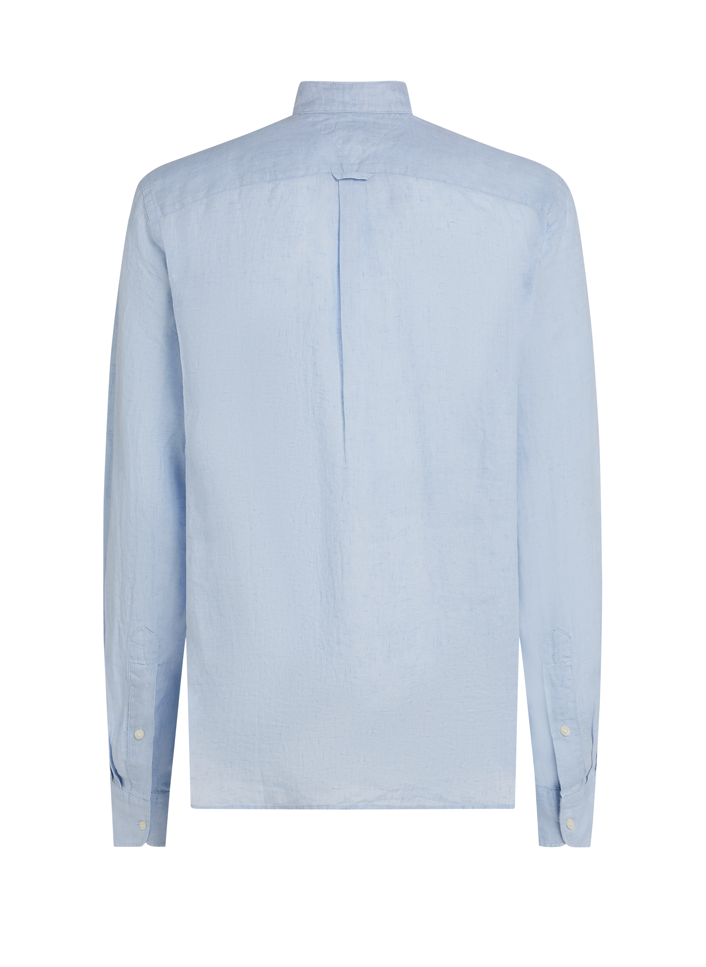 Chemise en lin à col mao TOMMY HILFIGER Bleu