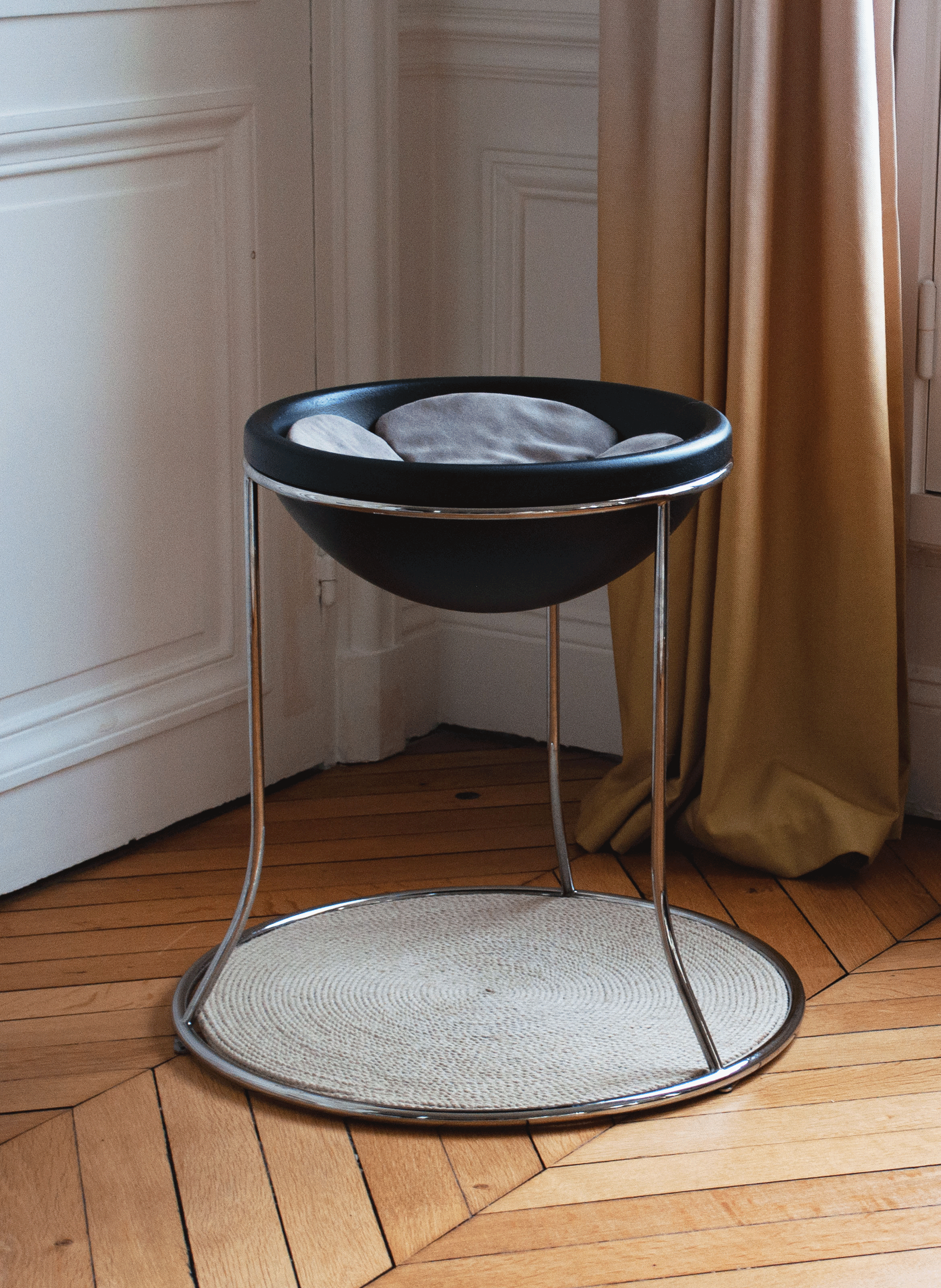 Arbre à chat artisanal en liège BOGAREL Beige