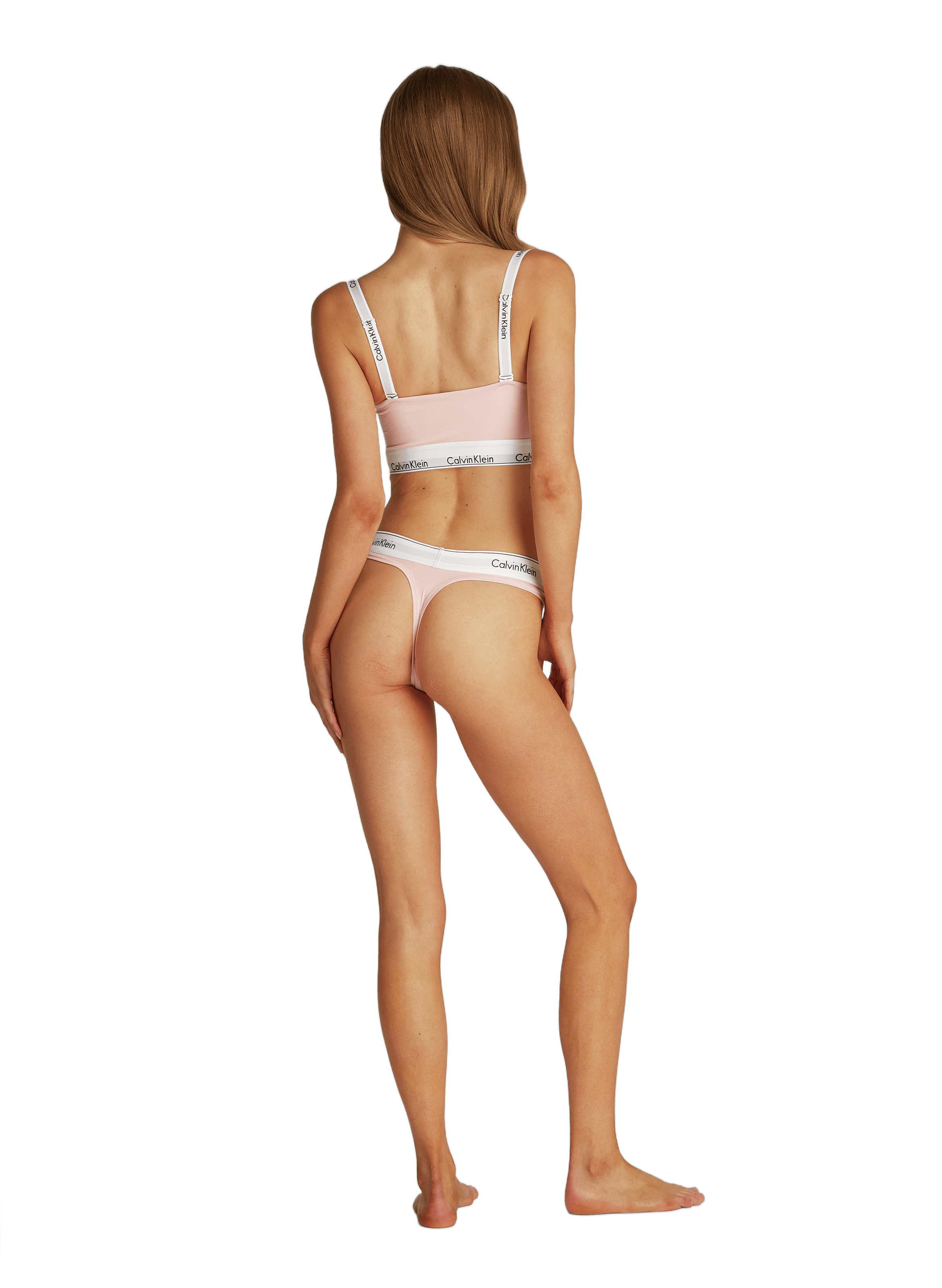 Cotton thong CALVIN KLEIN Pink
