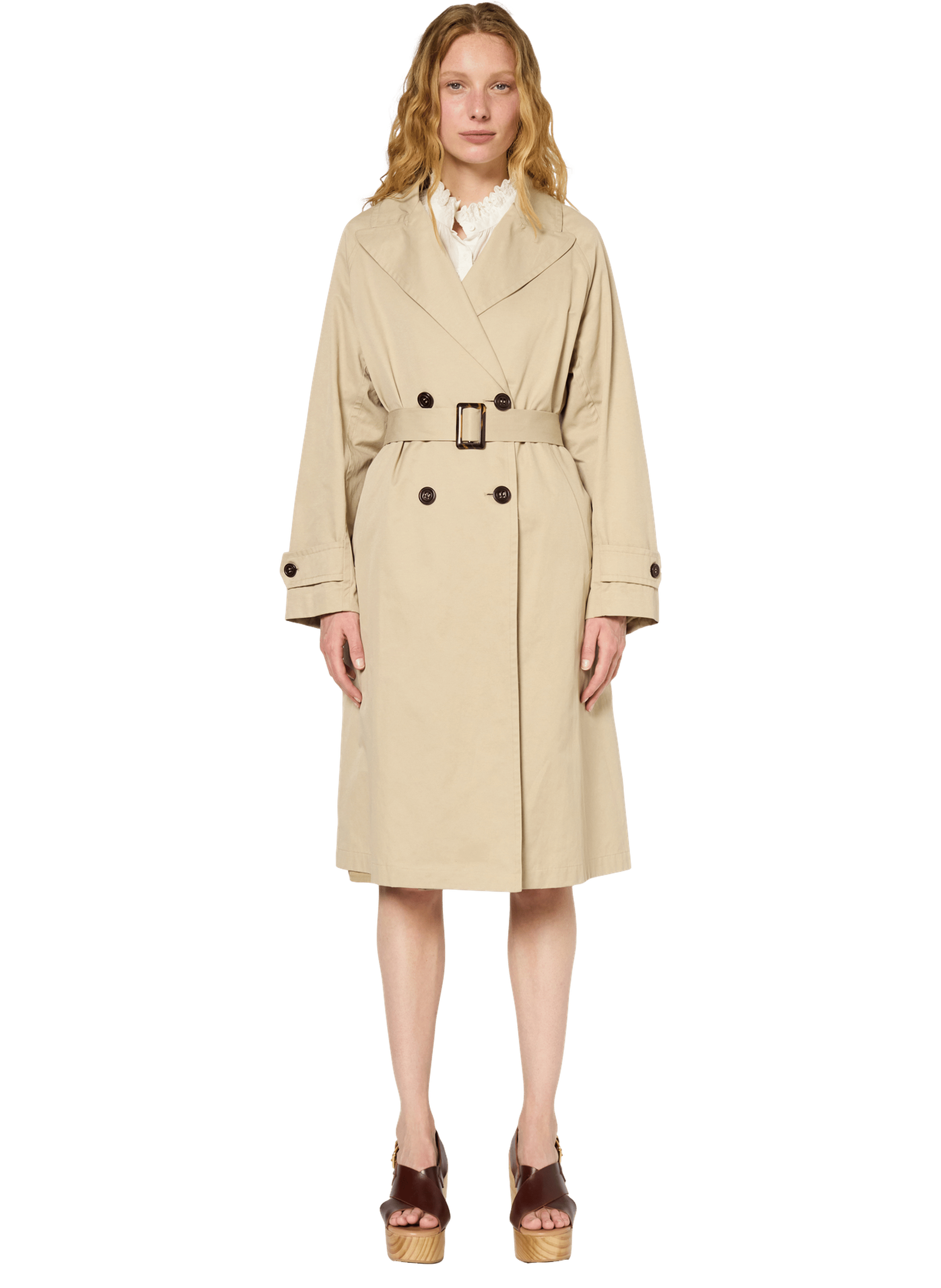 Trench long - marcella GERARD DAREL Beige