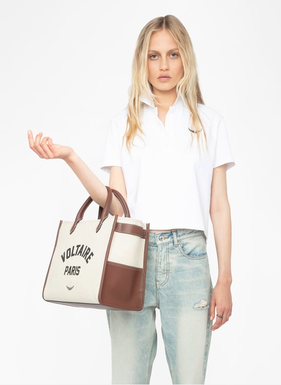 Polo court en coton mirta Blanc by ZADIG&VOLTAIRE ZADIG&VOLTAIRE Polo court en coton mirta Blanc