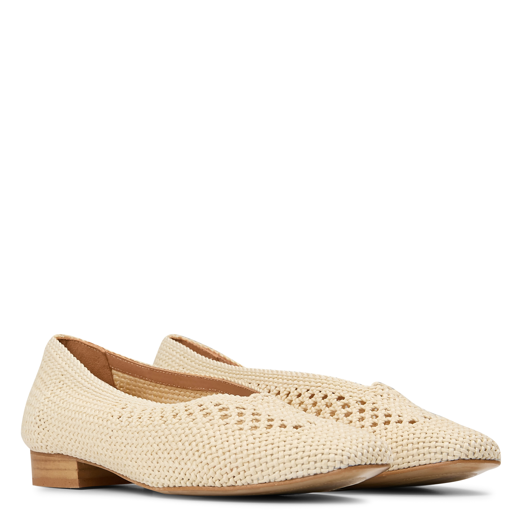 Ballerines en paille mae MAISON 123 Blanc