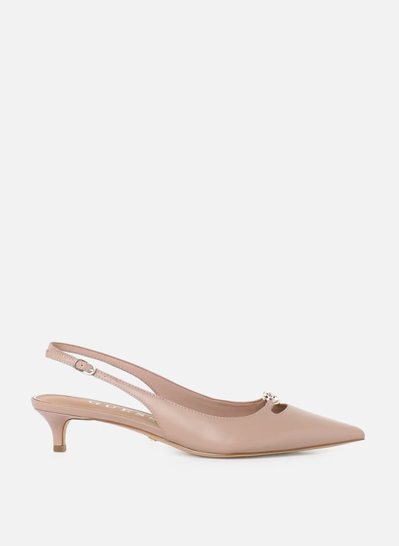 Mules à talon Jessah Beige by GUESS GUESS Mules à talon Jessah Beige