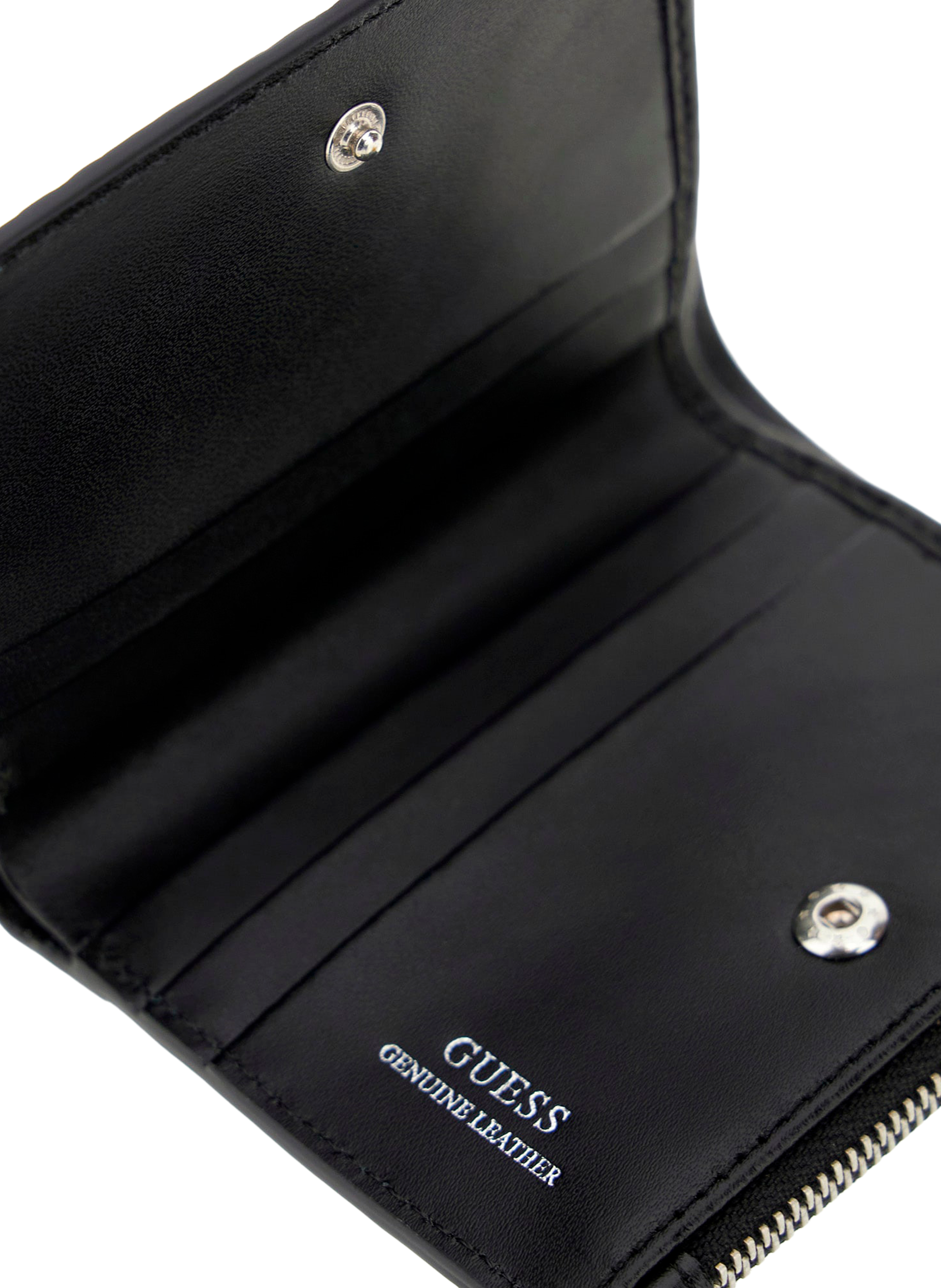  Leather card holder GUESS Black
