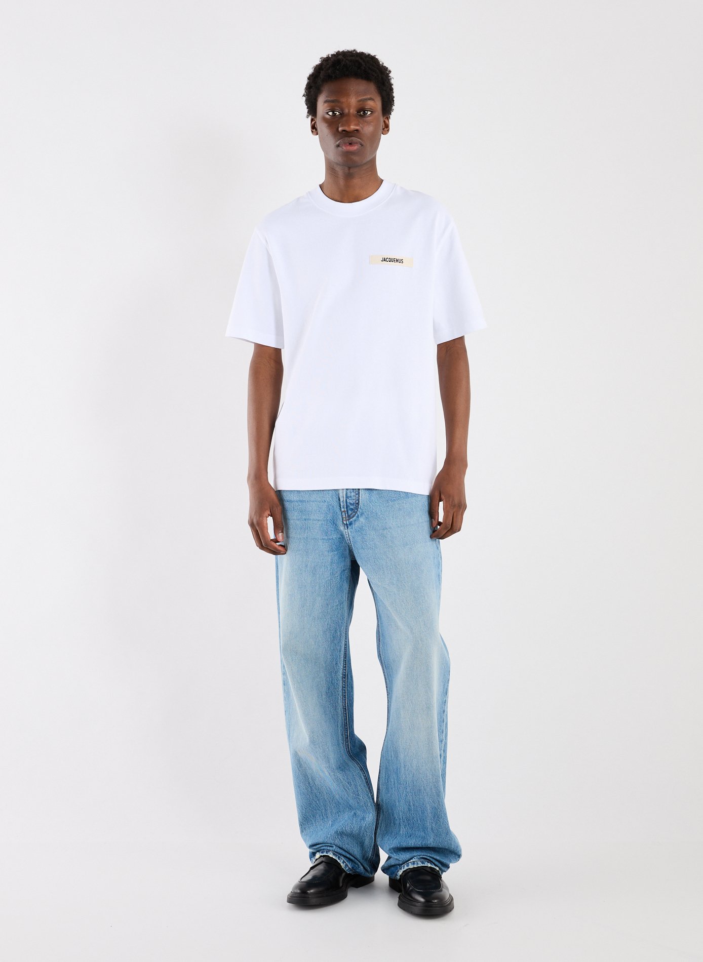 Straight-fit cotton T-shirt JACQUEMUS White